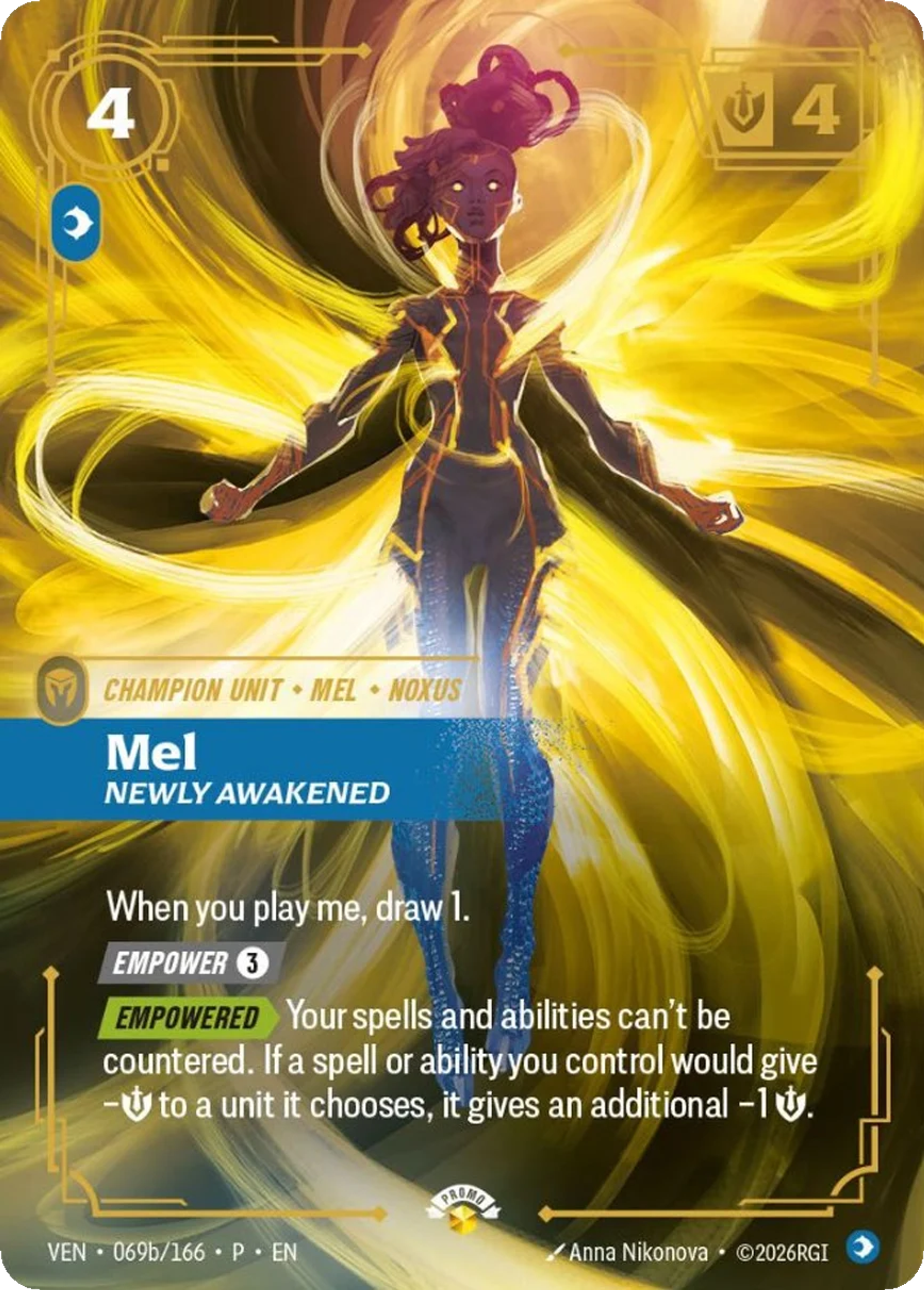 Mel - Newly Awakened — Vendetta - Promo Cards — Riftbound: League of Legends TCG