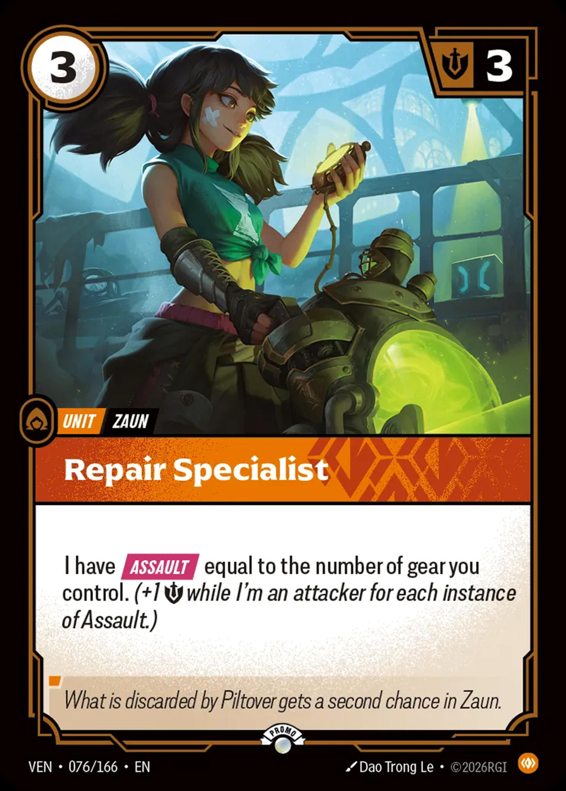 Repair Specialist — Vendetta - Promo Cards — Riftbound