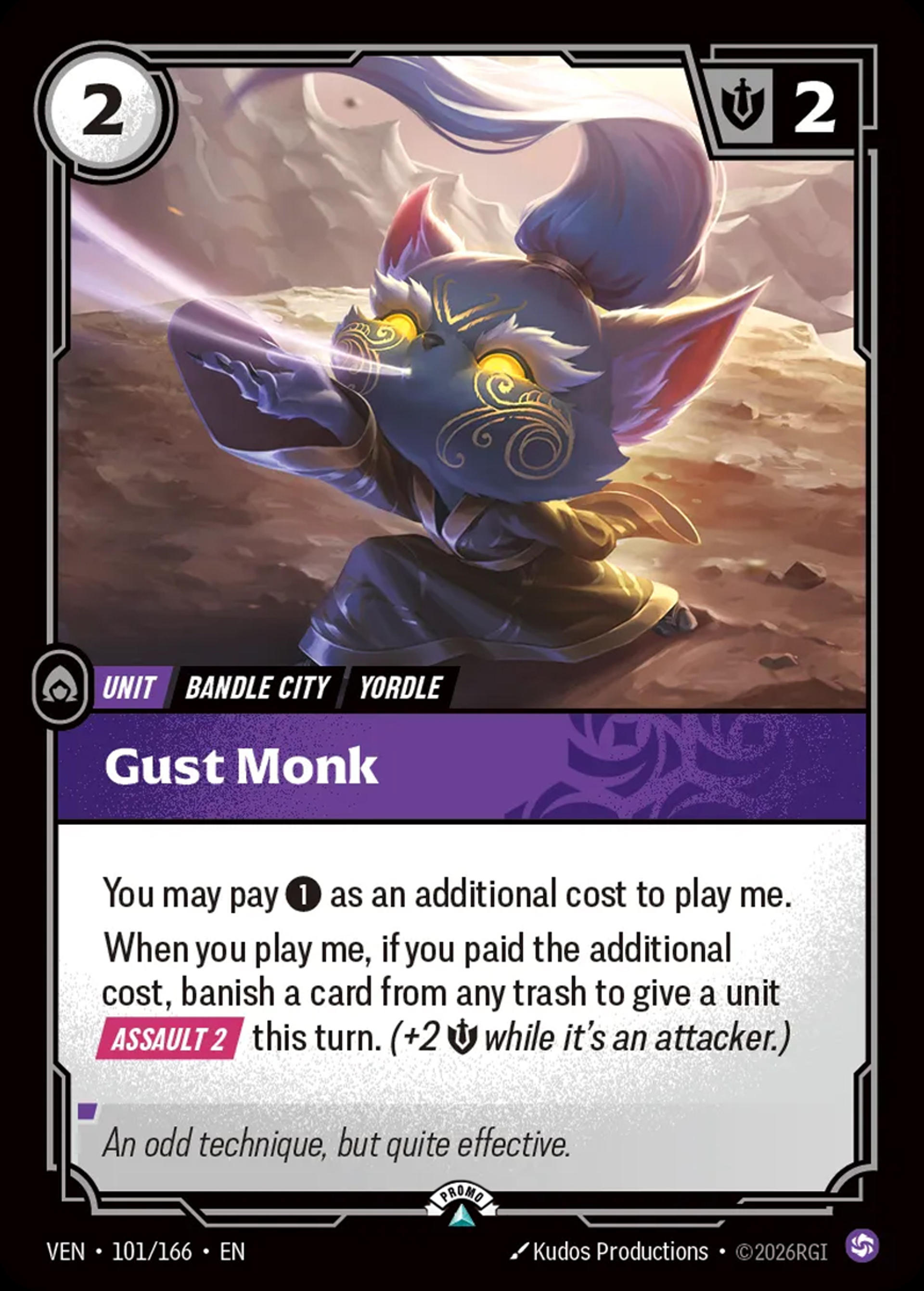 Gust Monk — Vendetta - Promo Cards — Riftbound