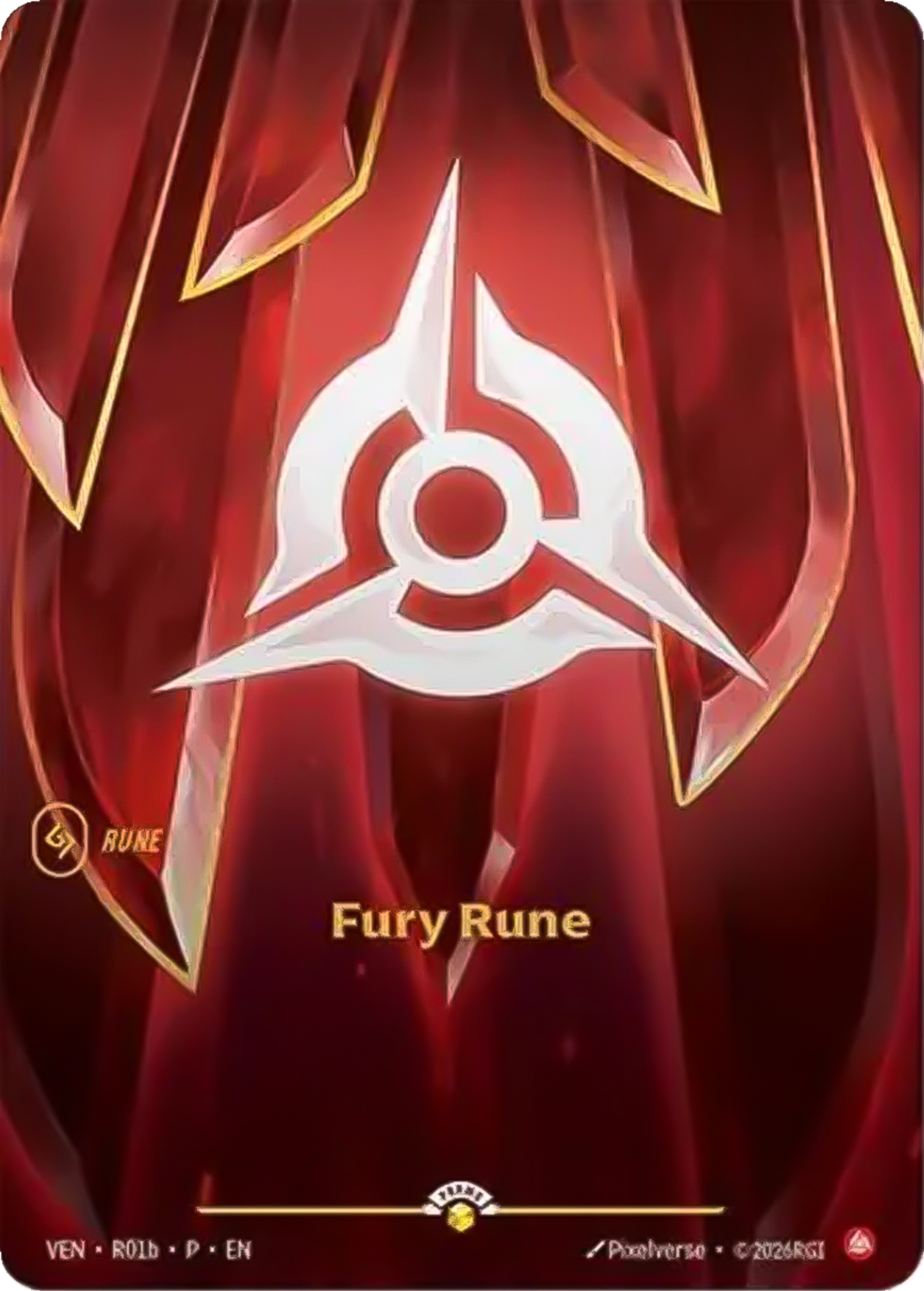 Fury Rune — Vendetta - Promo Cards — Riftbound