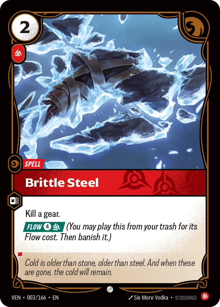 Brittle Steel — Vendetta — Riftbound: League of Legends TCG