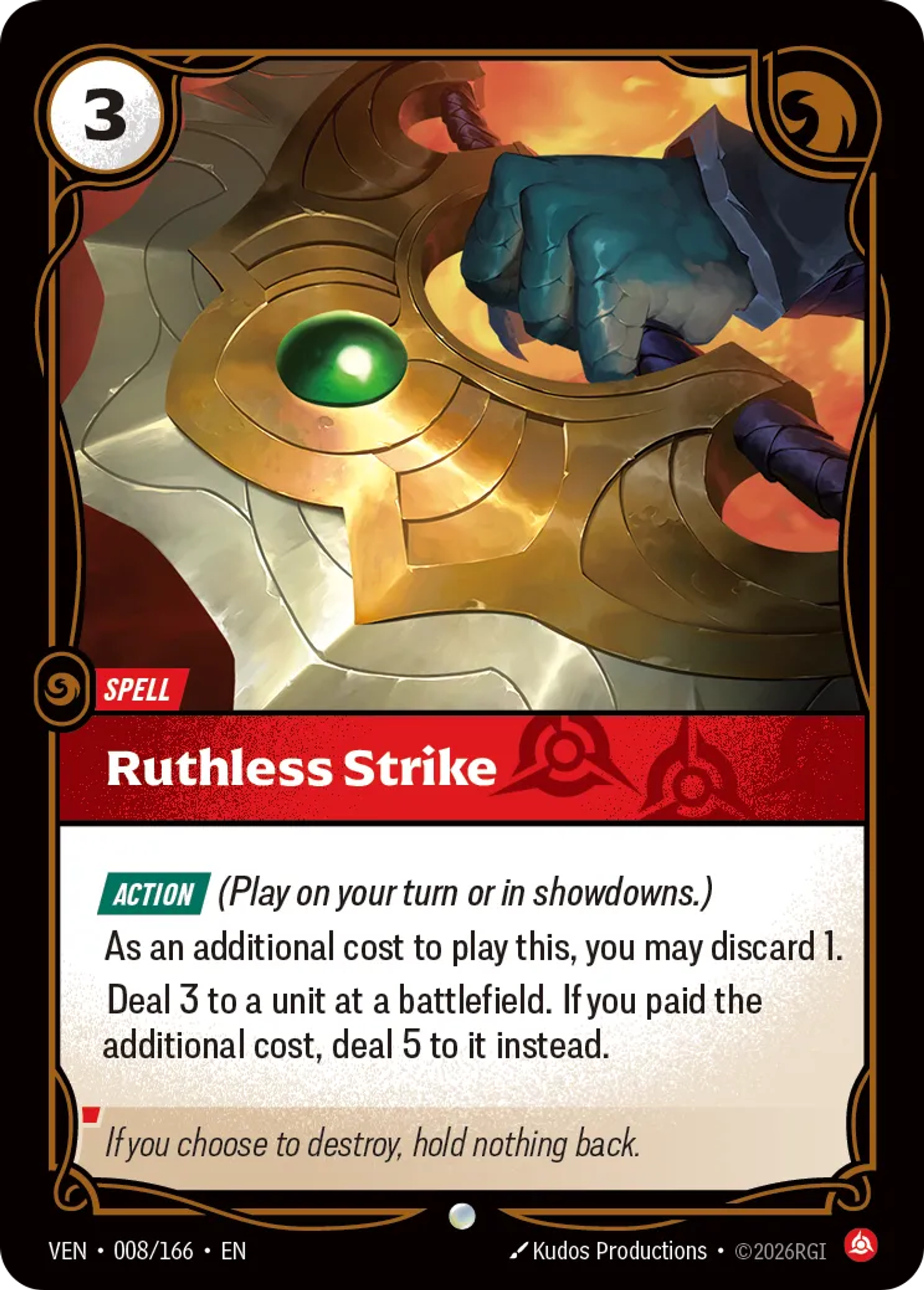 Ruthless Strike — Vendetta — Riftbound