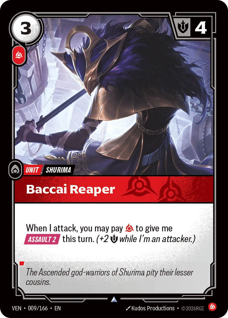 Baccai Reaper — Vendetta — Riftbound: League of Legends TCG