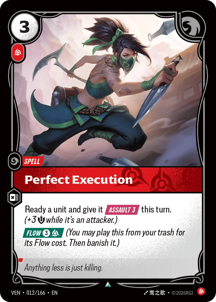 Perfect Execution — Vendetta — Riftbound: League of Legends TCG