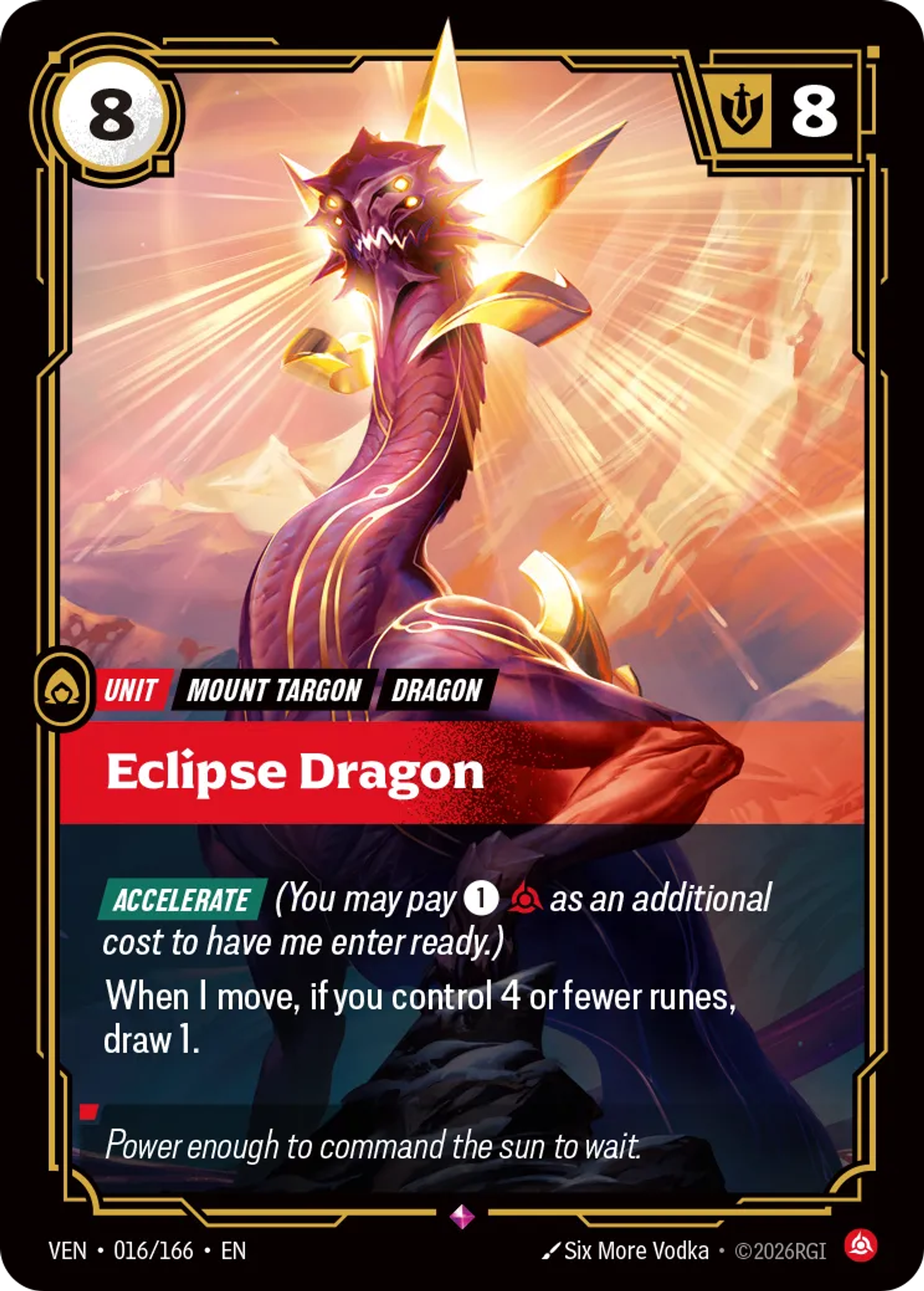 Eclipse Dragon — Vendetta — Riftbound