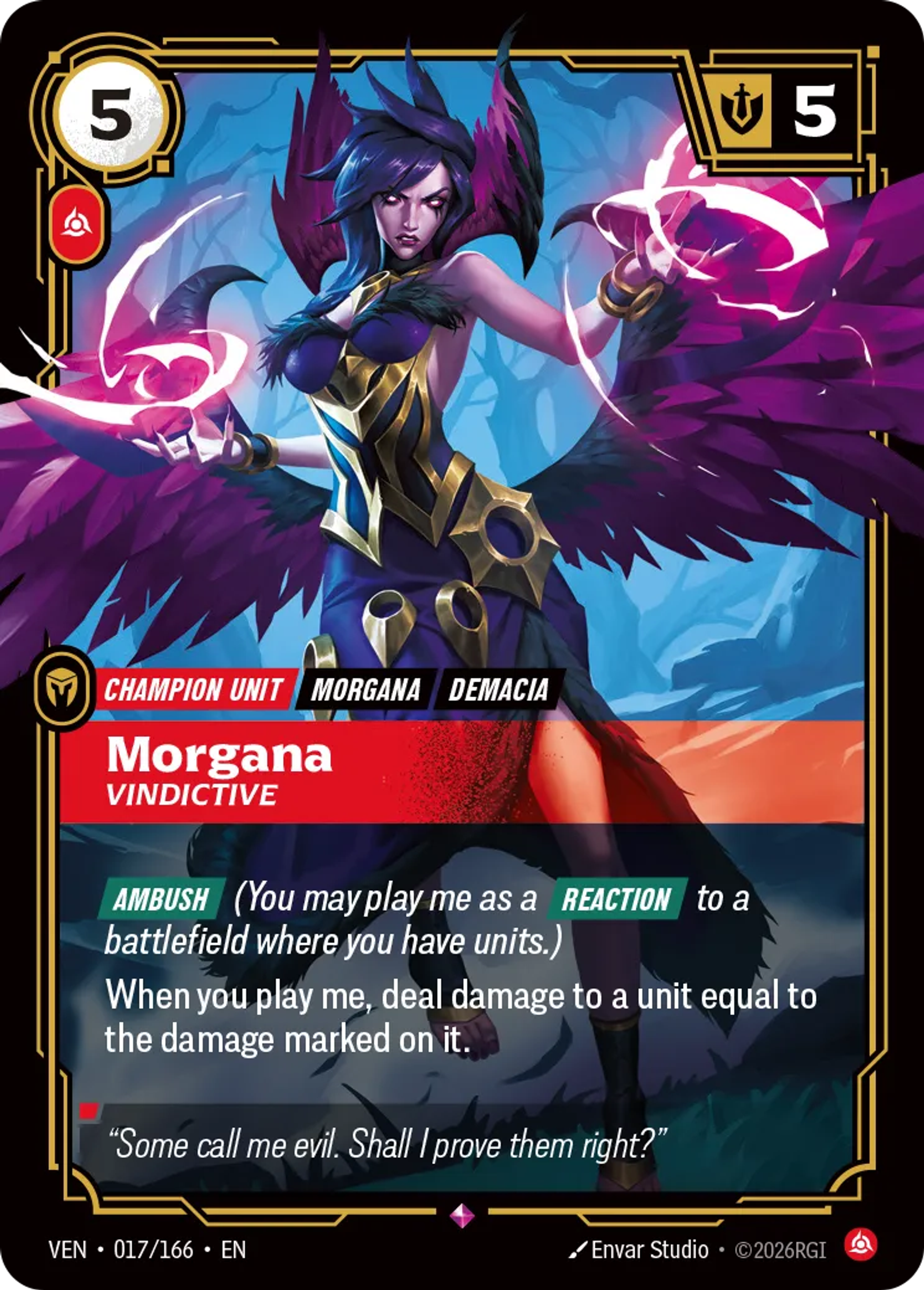 Morgana - Vindictive — Vendetta — Riftbound