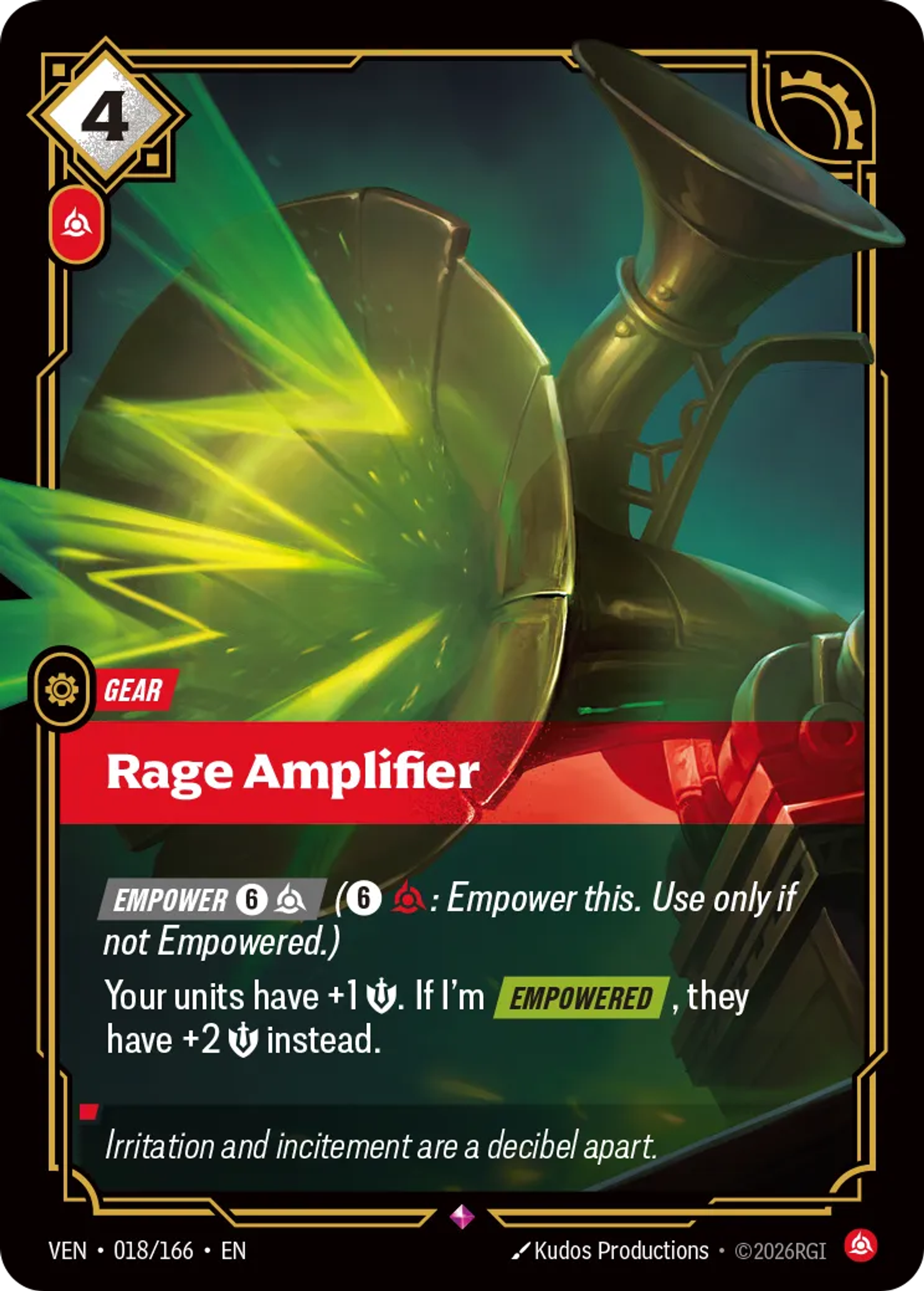 Rage Amplifier — Vendetta — Riftbound