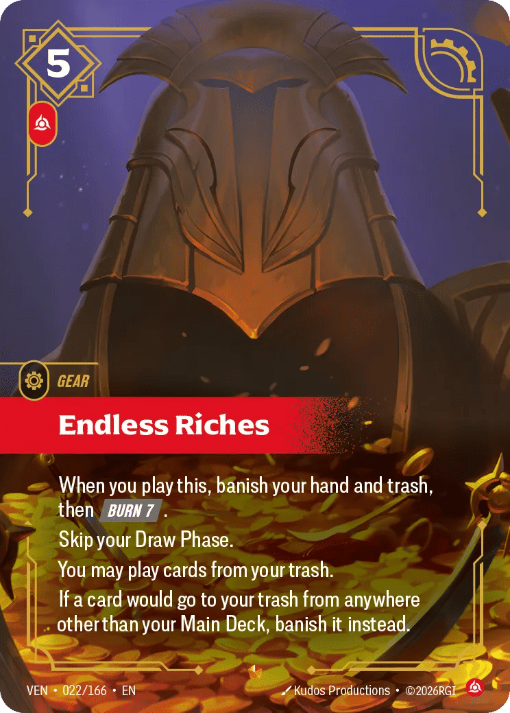 Endless Riches — Vendetta — Riftbound: League of Legends TCG