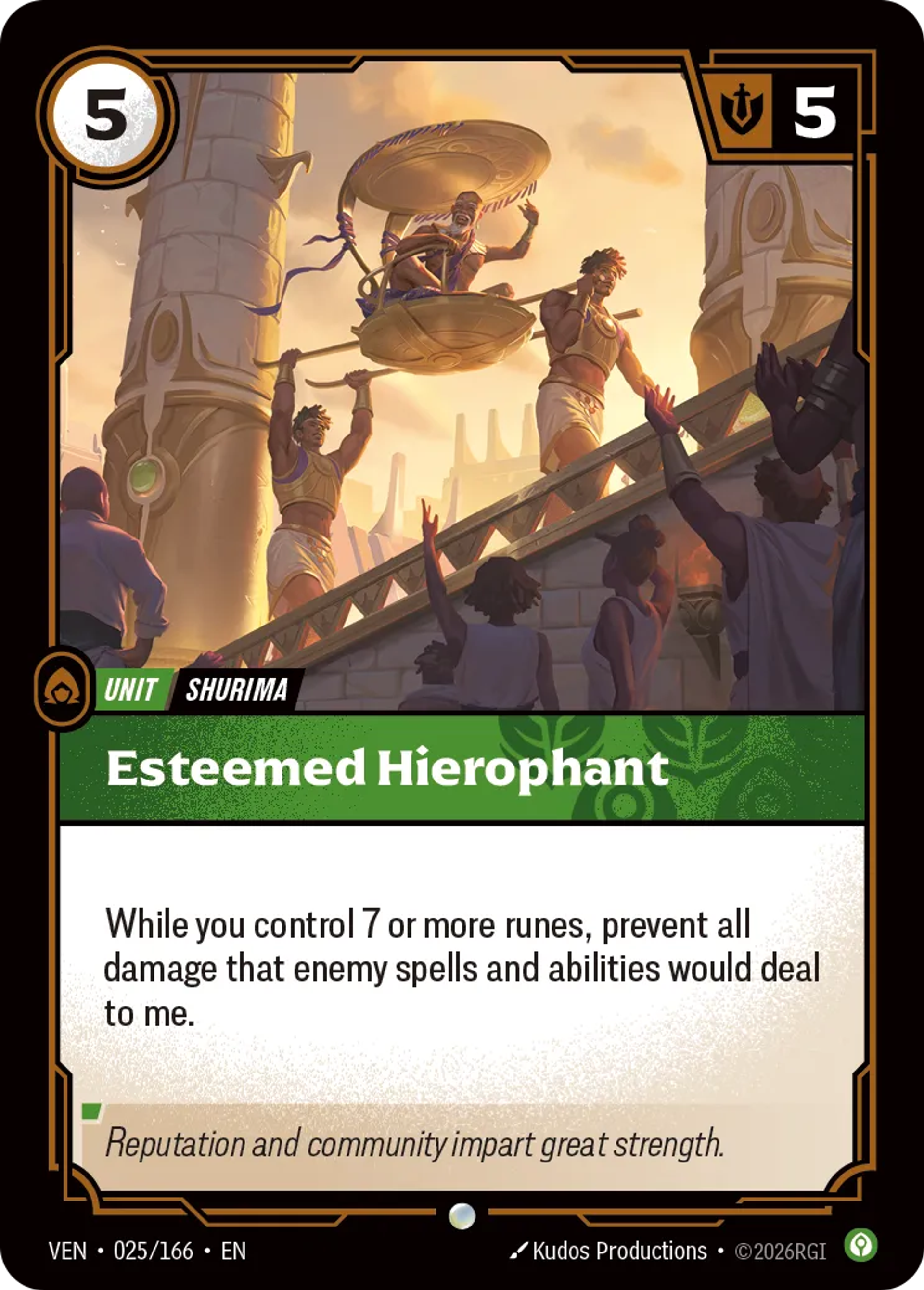 Esteemed Hierophant — Vendetta — Riftbound