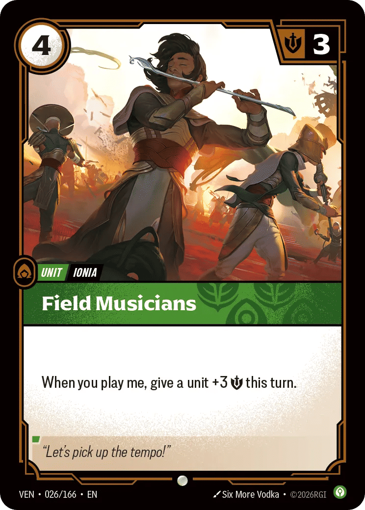 Field Musicians — Vendetta — Riftbound: League of Legends TCG