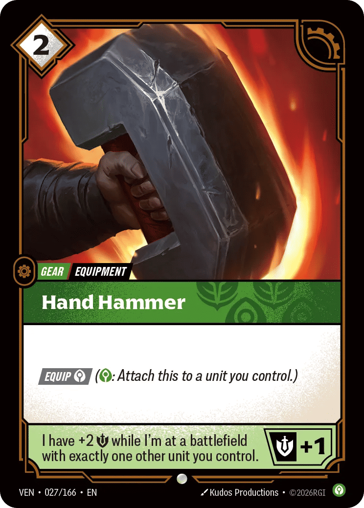 Hand Hammer — Vendetta — Riftbound: League of Legends TCG