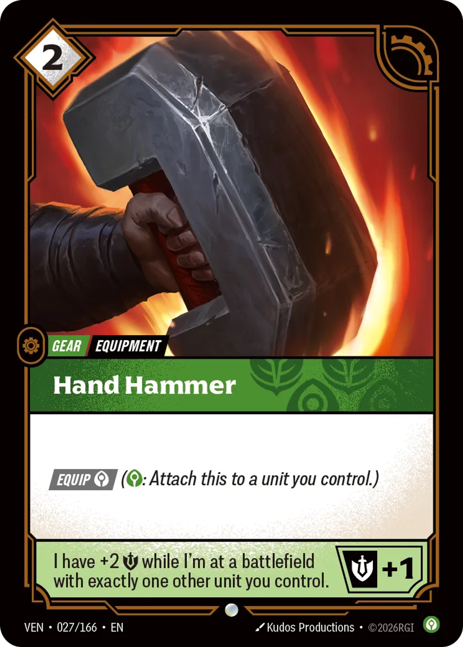 Hand Hammer — Vendetta — Riftbound