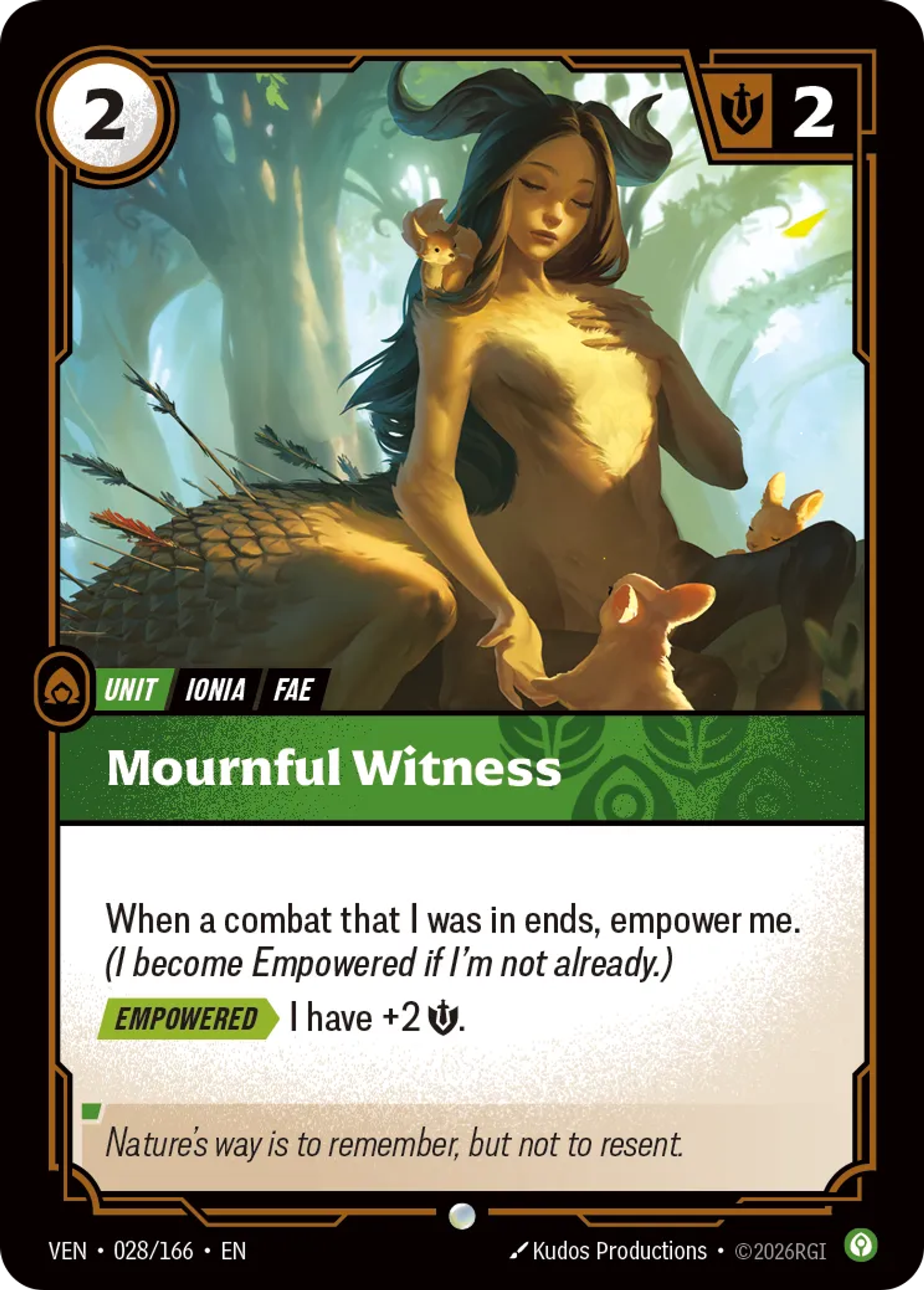 Mournful Witness — Vendetta — Riftbound