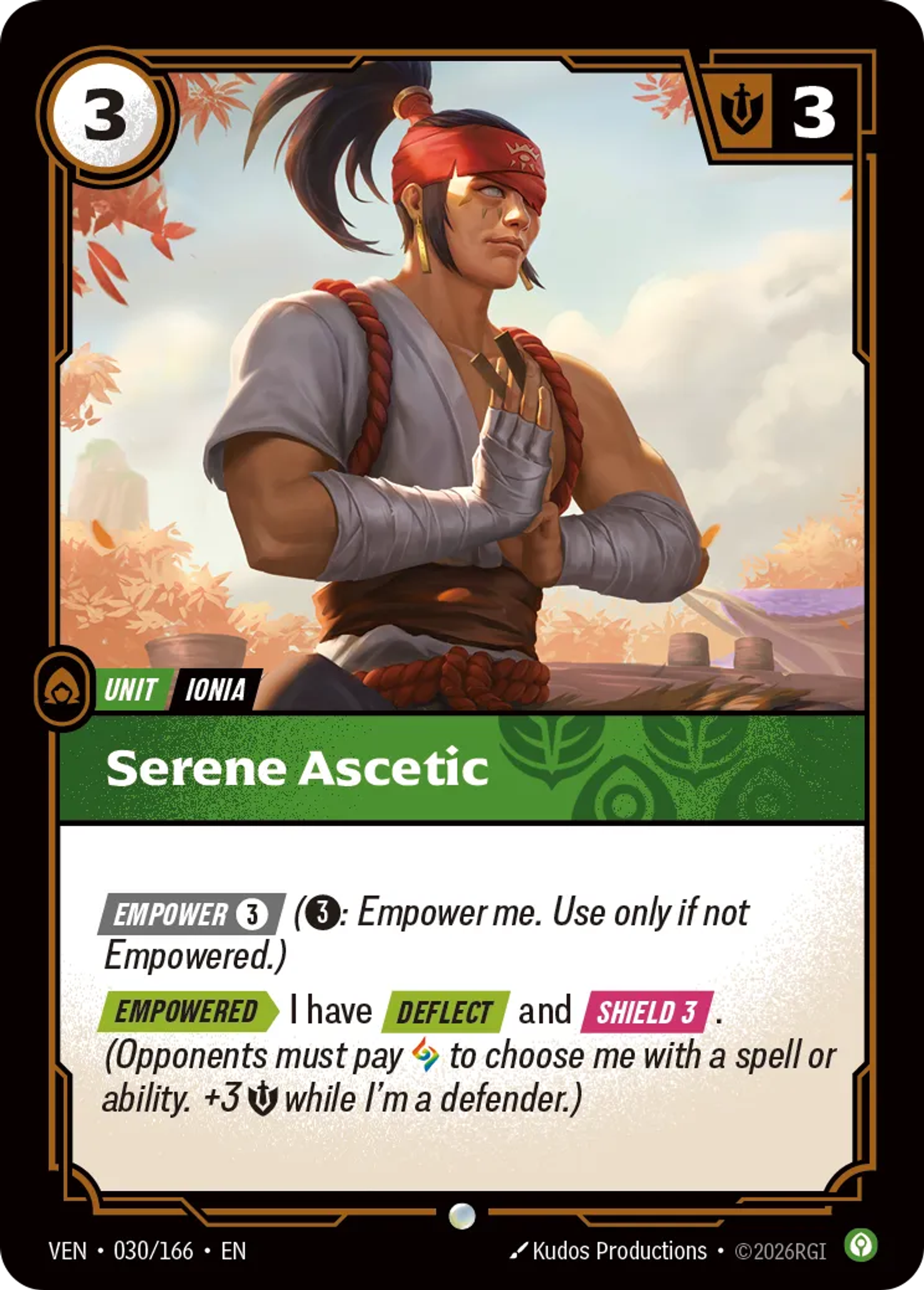 Serene Ascetic — Vendetta — Riftbound