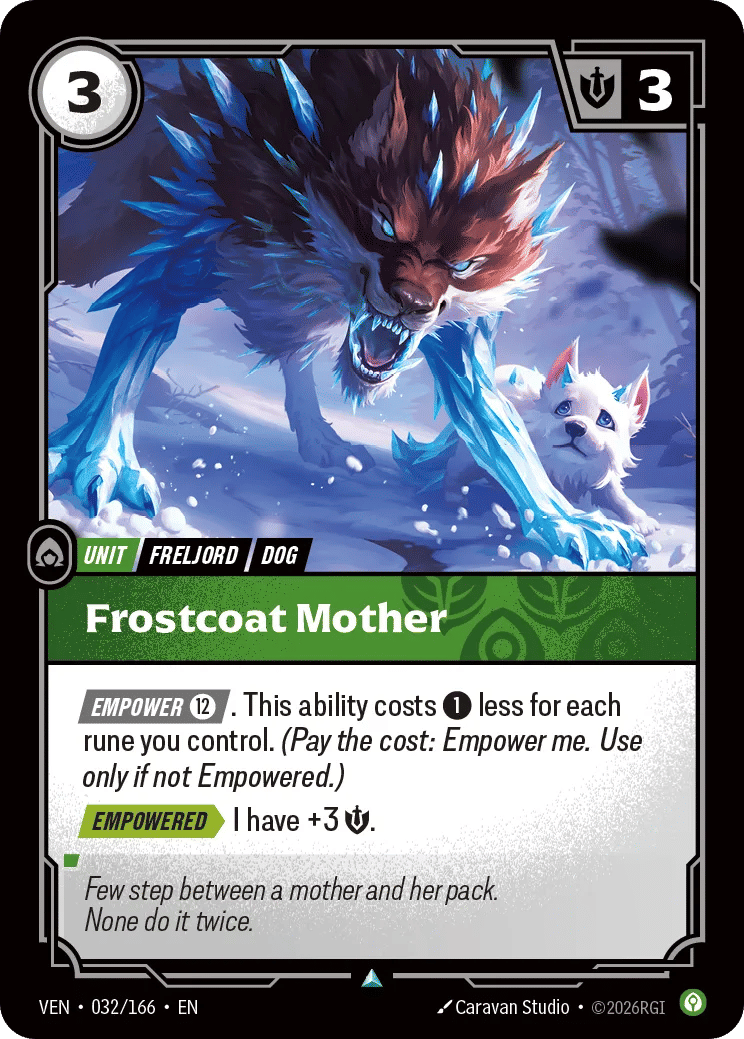 Frostcoat Mother — Vendetta — Riftbound: League of Legends TCG