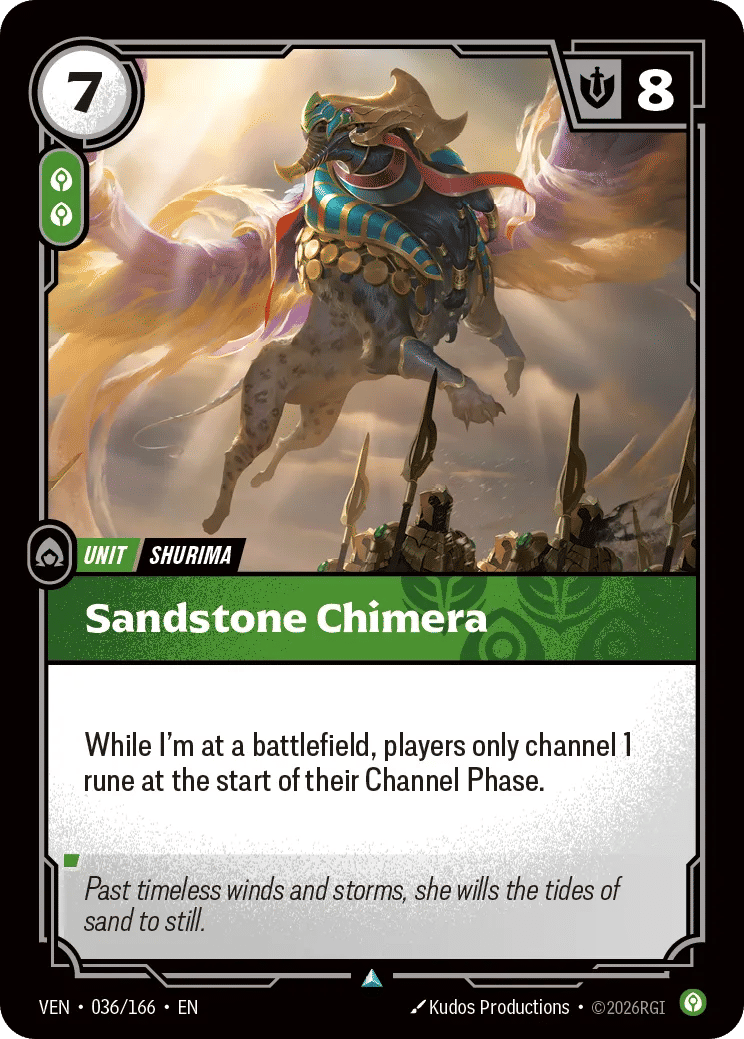 Sandstone Chimera — Vendetta — Riftbound: League of Legends TCG