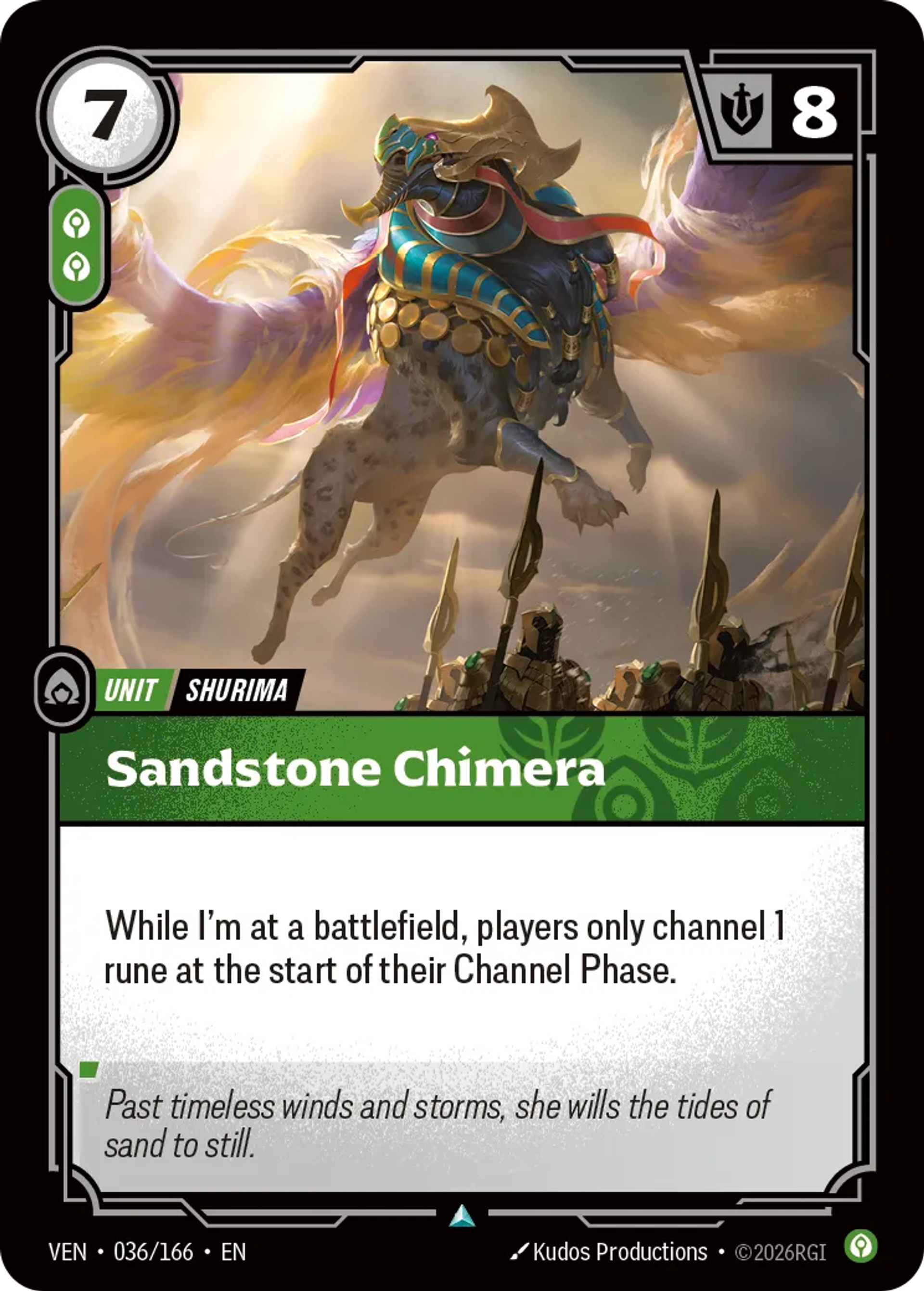 Sandstone Chimera — Vendetta — Riftbound