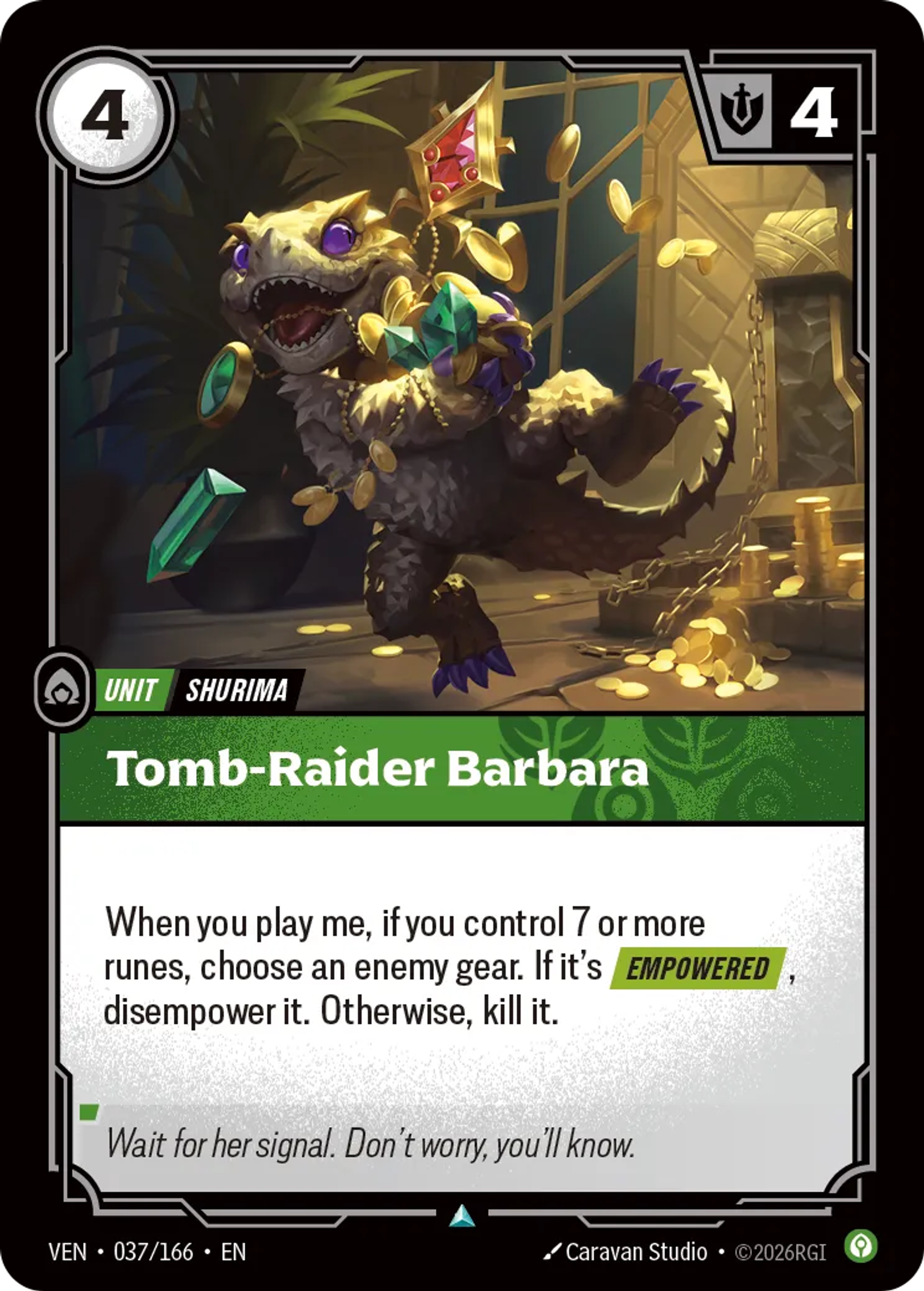 Tomb-Raider Barbara — Vendetta — Riftbound