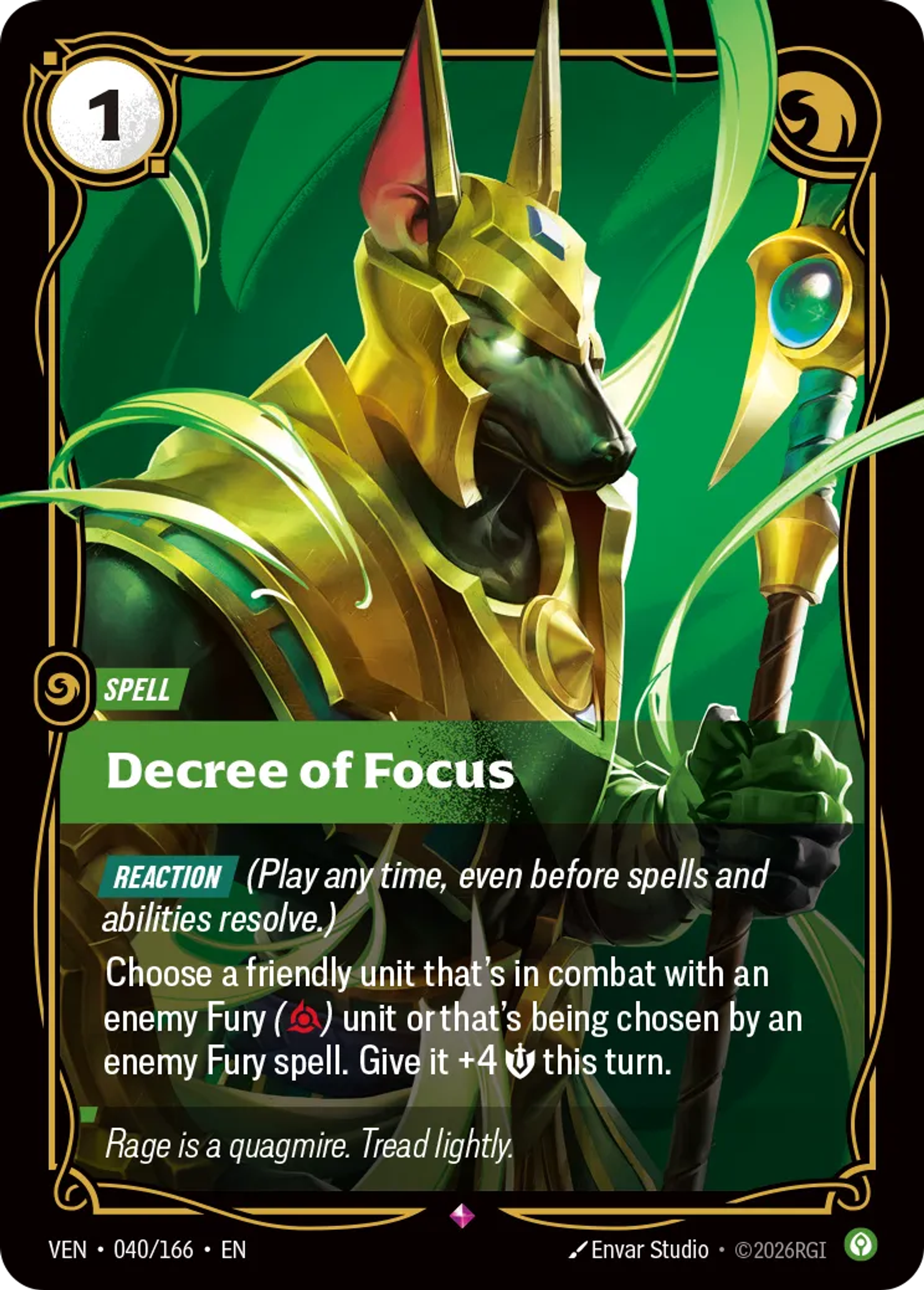 Decree of Focus — Vendetta — Riftbound