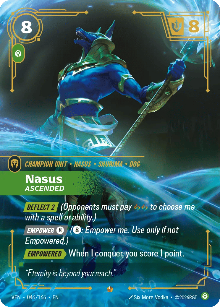 Nasus - Ascended — Vendetta — Riftbound: League of Legends TCG