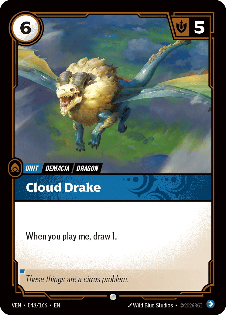 Cloud Drake — Vendetta — Riftbound: League of Legends TCG