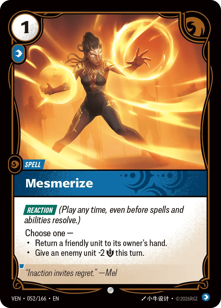 Mesmerize — Vendetta — Riftbound: League of Legends TCG