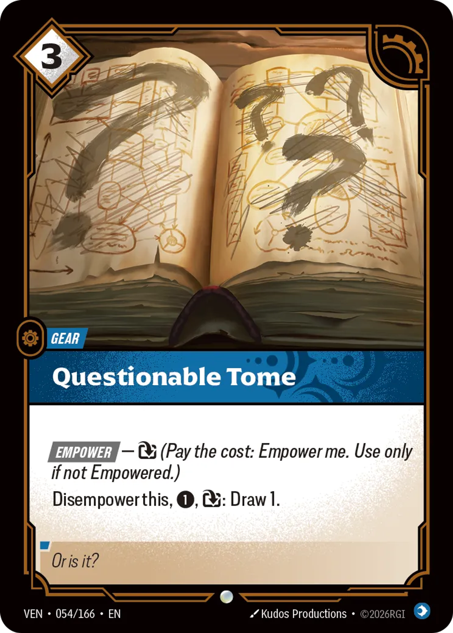 Questionable Tome — Vendetta — Riftbound