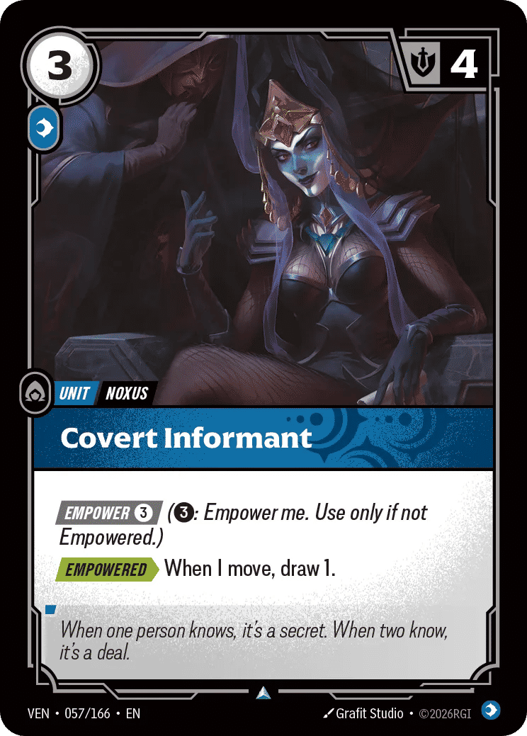Covert Informant — Vendetta — Riftbound: League of Legends TCG