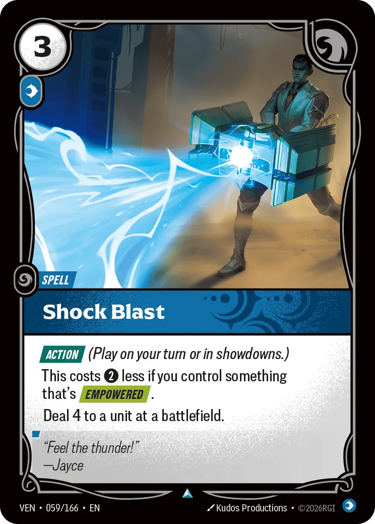Shock Blast — Vendetta — Riftbound: League of Legends TCG