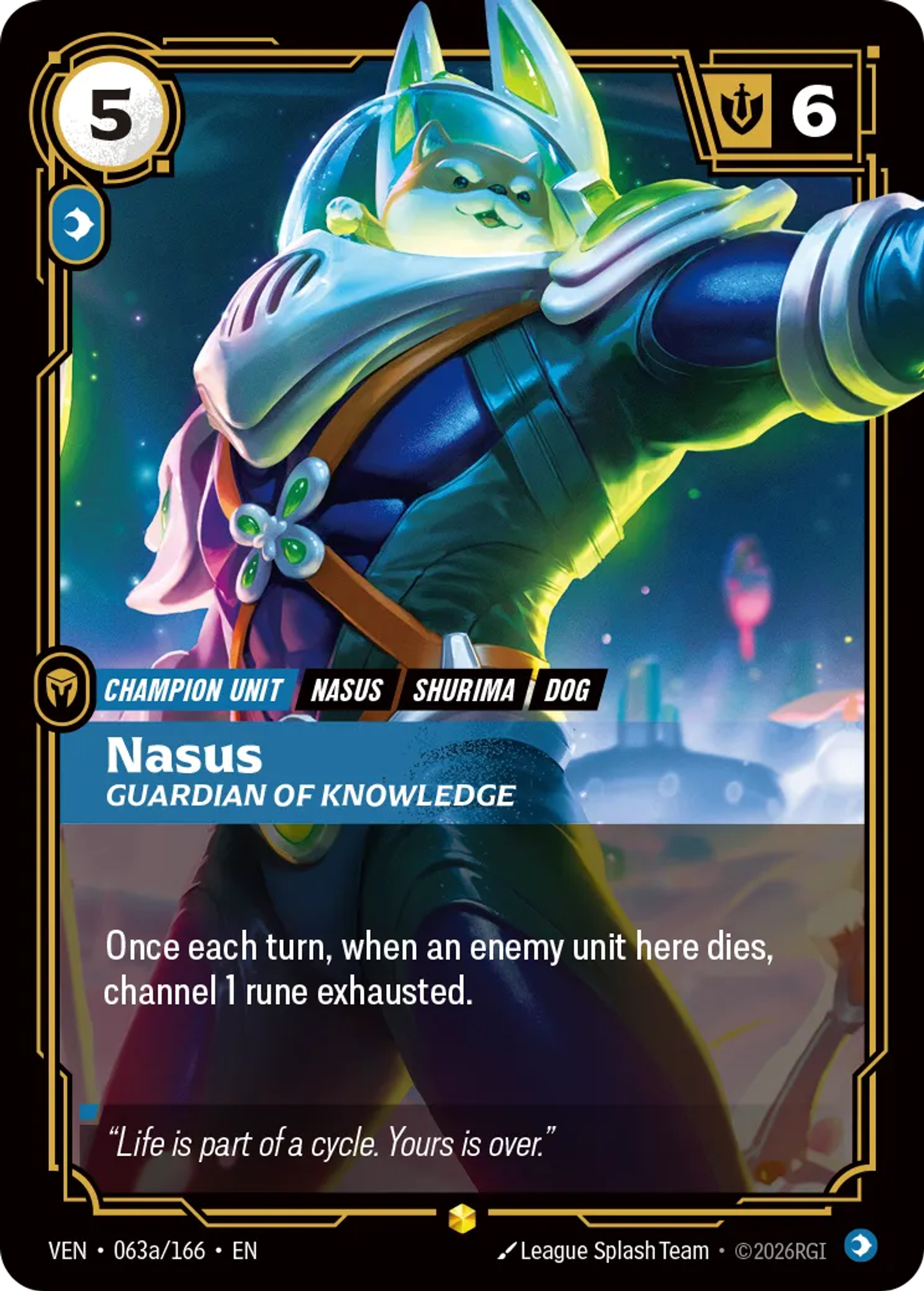 Nasus - Guardian of Knowledge — Vendetta — Riftbound
