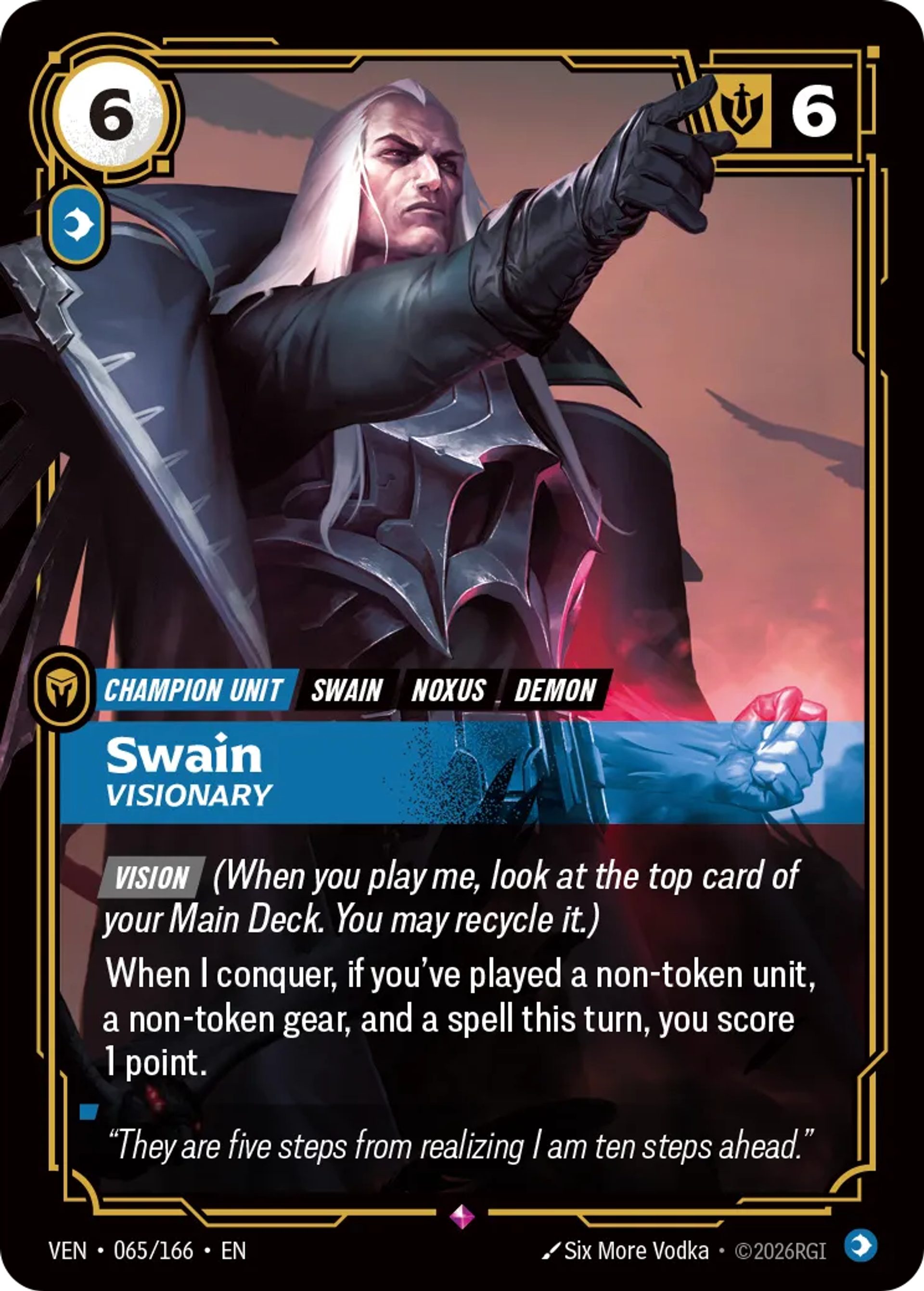 Swain - Visionary — Vendetta — Riftbound