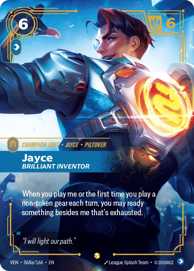 Jayce - Brilliant Inventor — Vendetta — Riftbound: League of Legends TCG