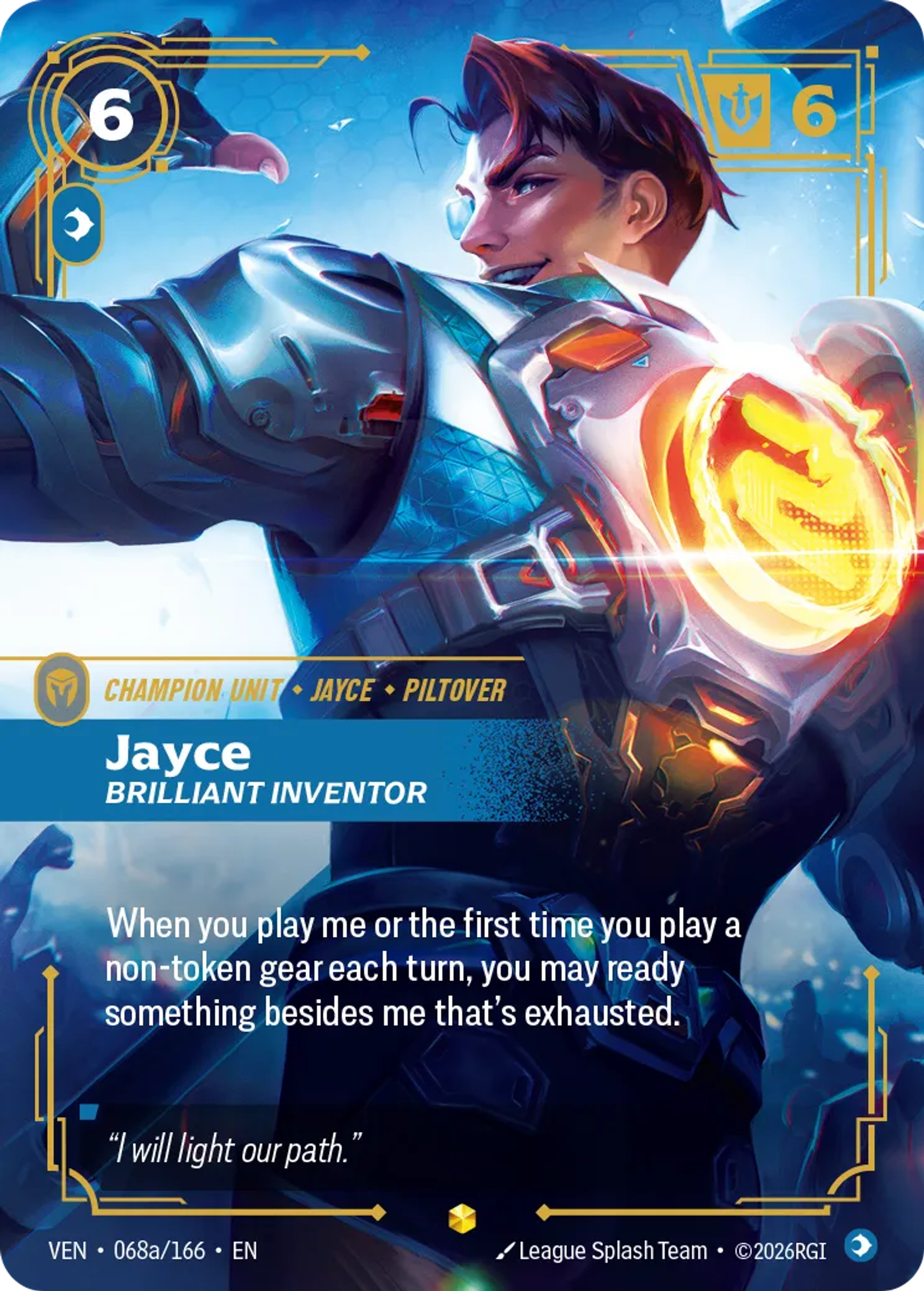 Jayce - Brilliant Inventor — Vendetta — Riftbound