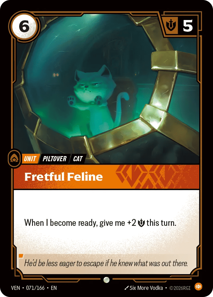 Fretful Feline — Vendetta — Riftbound: League of Legends TCG