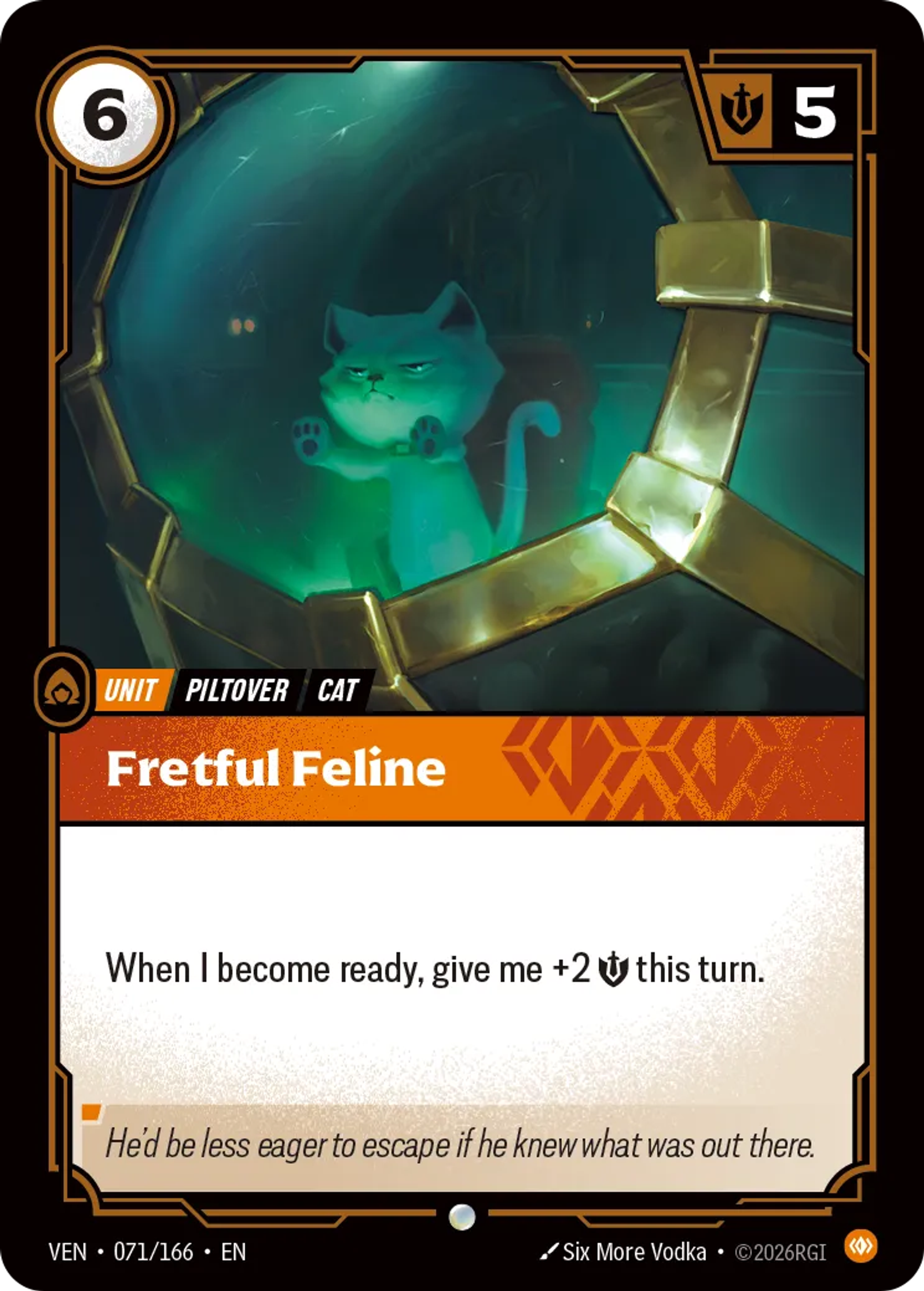 Fretful Feline — Vendetta — Riftbound