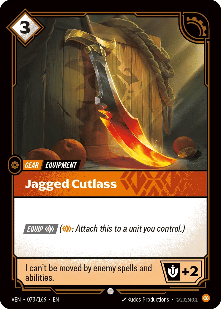 Jagged Cutlass — Vendetta — Riftbound