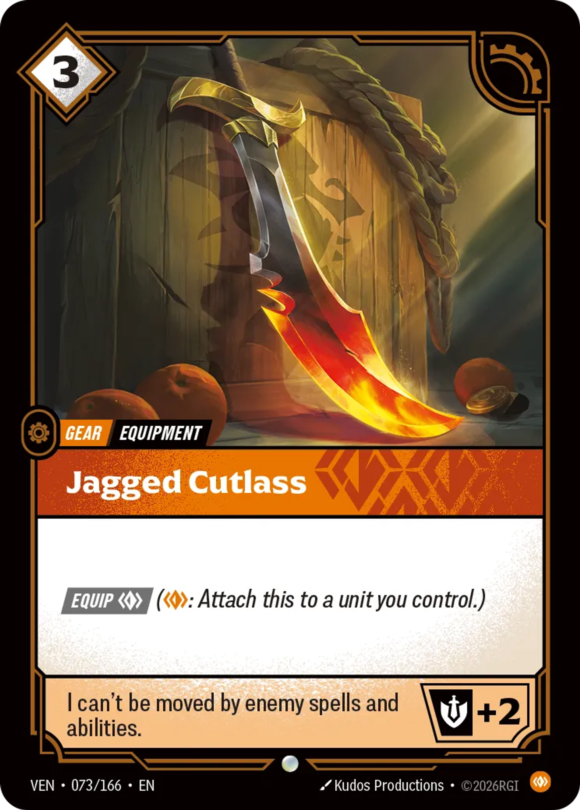 Jagged Cutlass — Vendetta — Riftbound