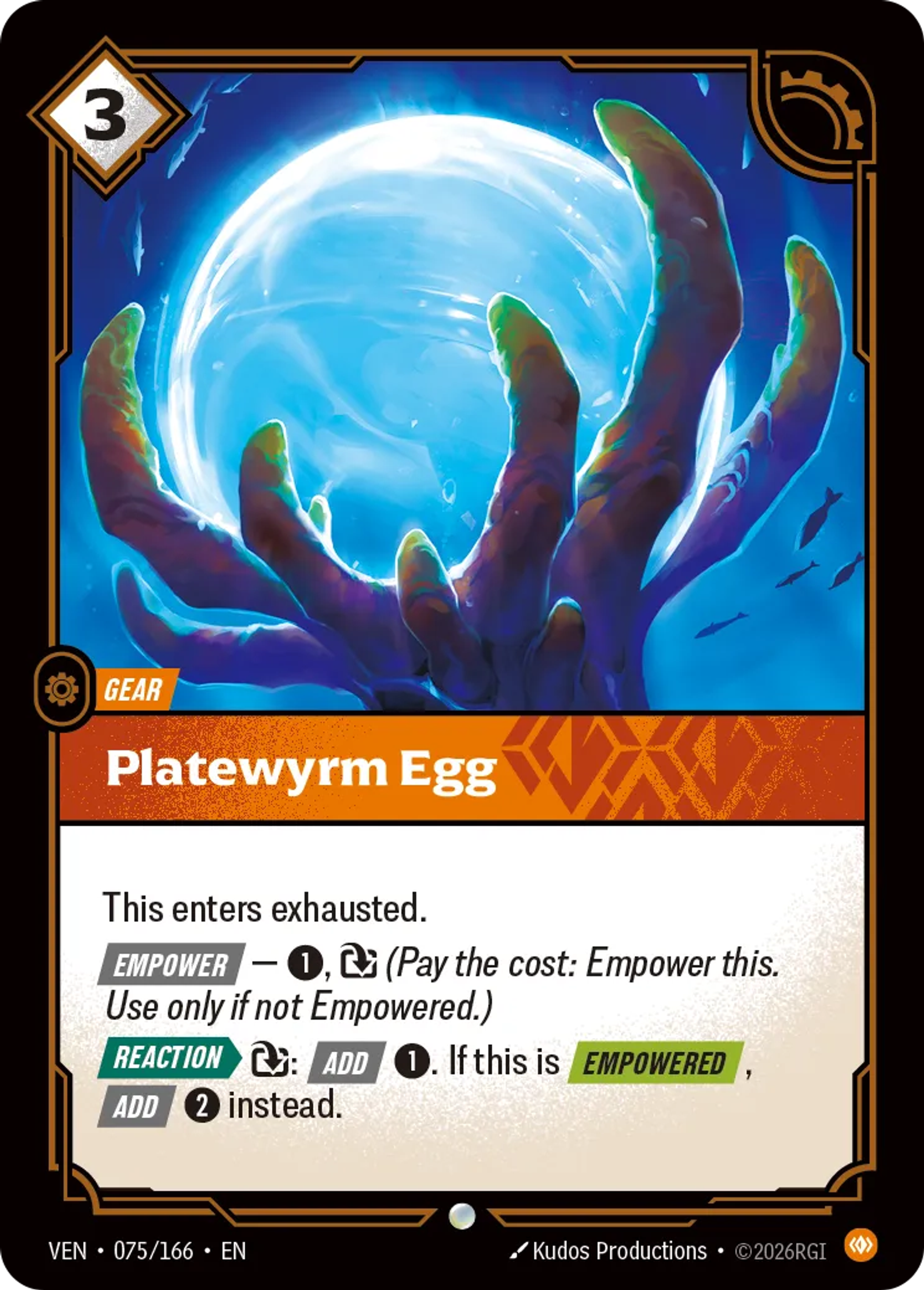 Platewyrm Egg — Vendetta — Riftbound