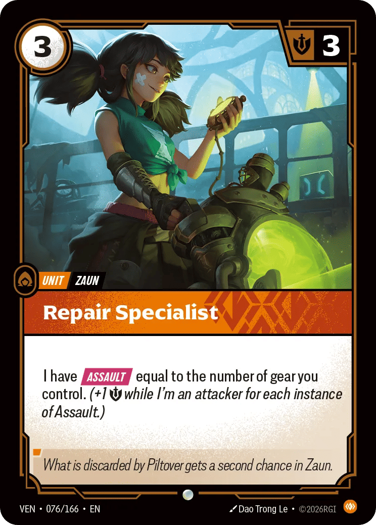 Repair Specialist — Vendetta — Riftbound: League of Legends TCG