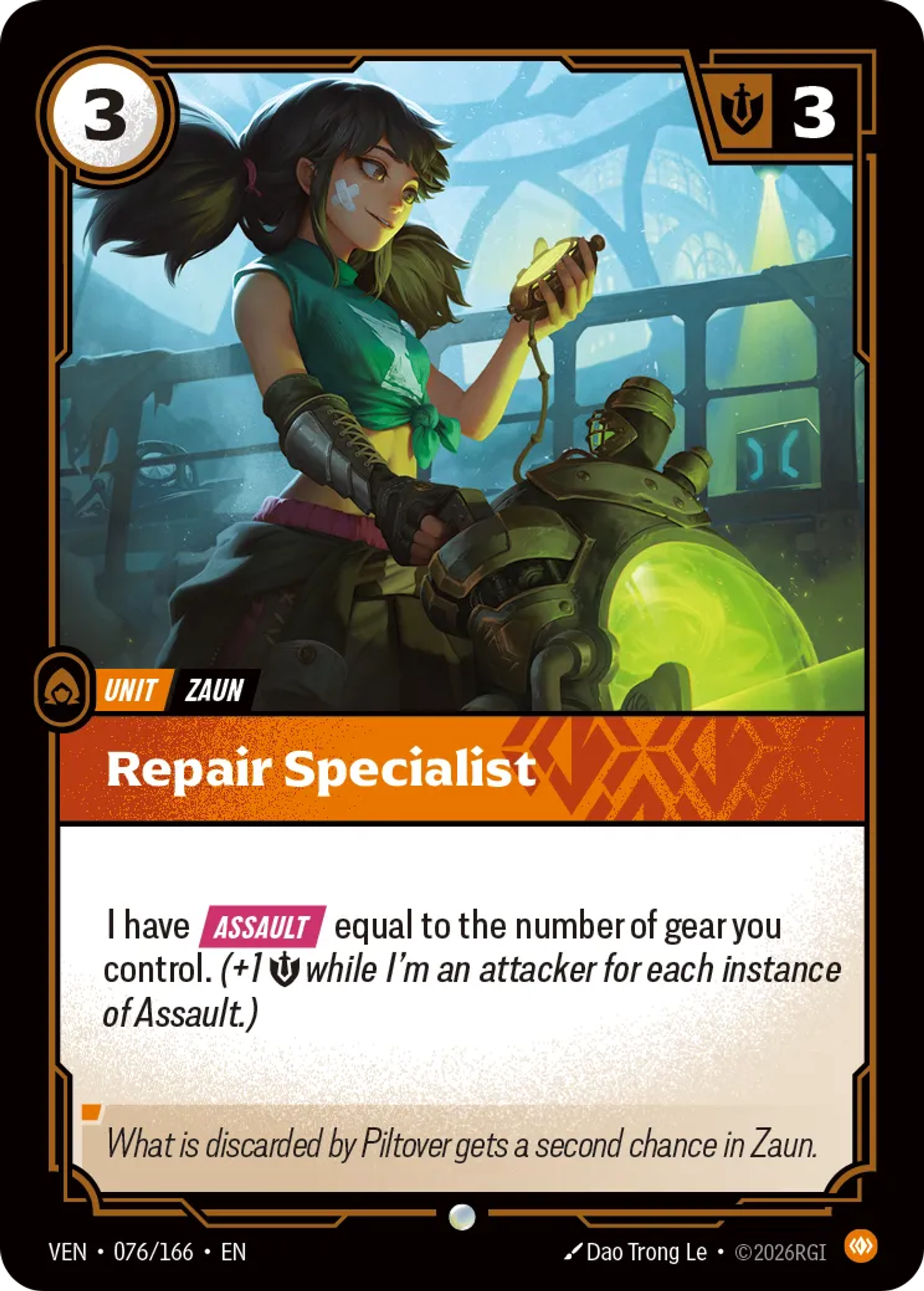 Repair Specialist — Vendetta — Riftbound