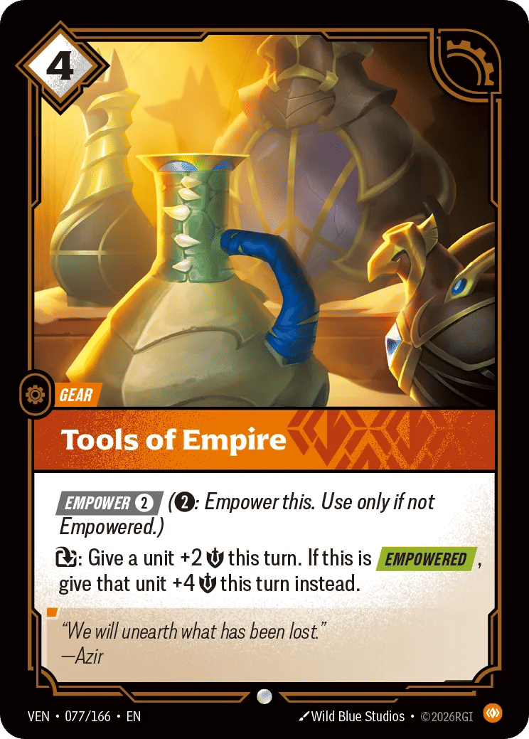 Tools of Empire — Vendetta — Riftbound: League of Legends TCG