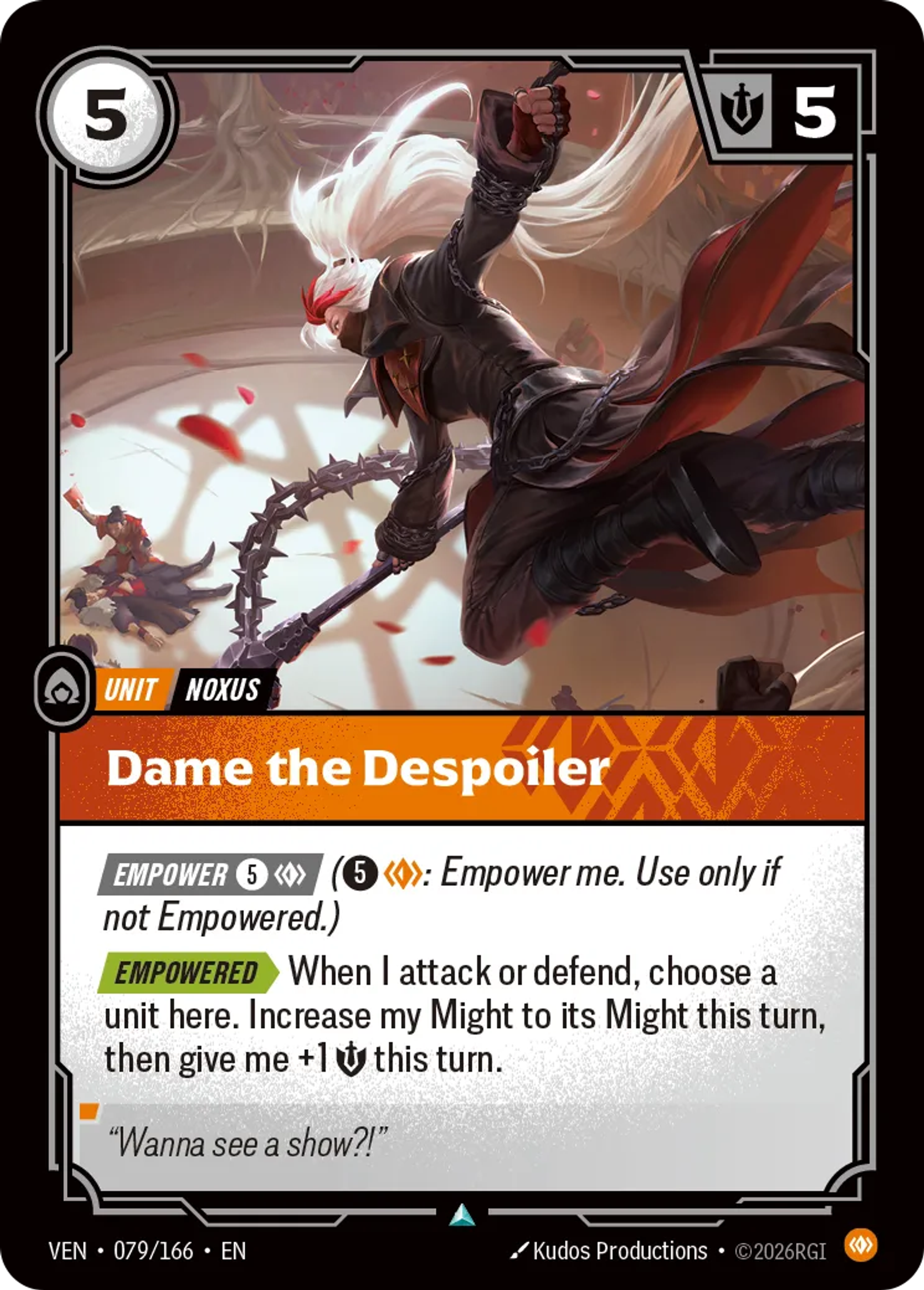 Dame the Despoiler — Vendetta — Riftbound