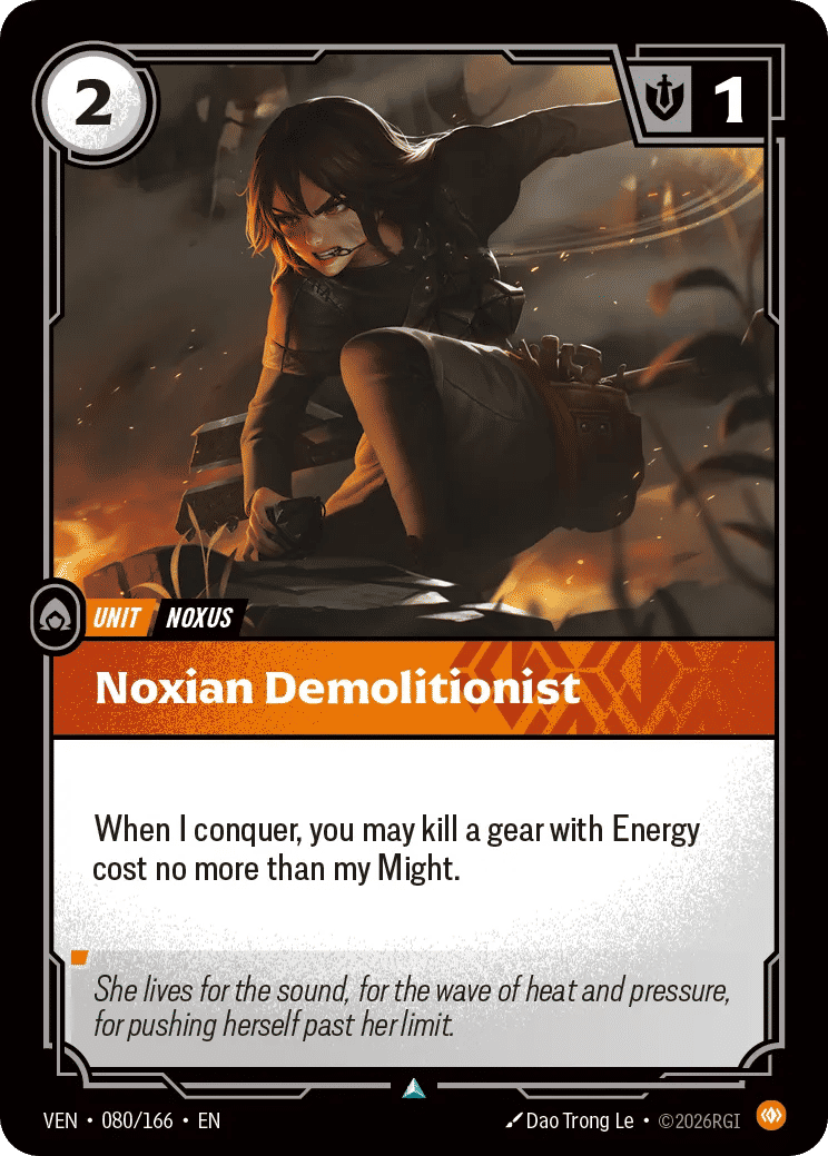 Noxian Demolitionist — Vendetta — Riftbound