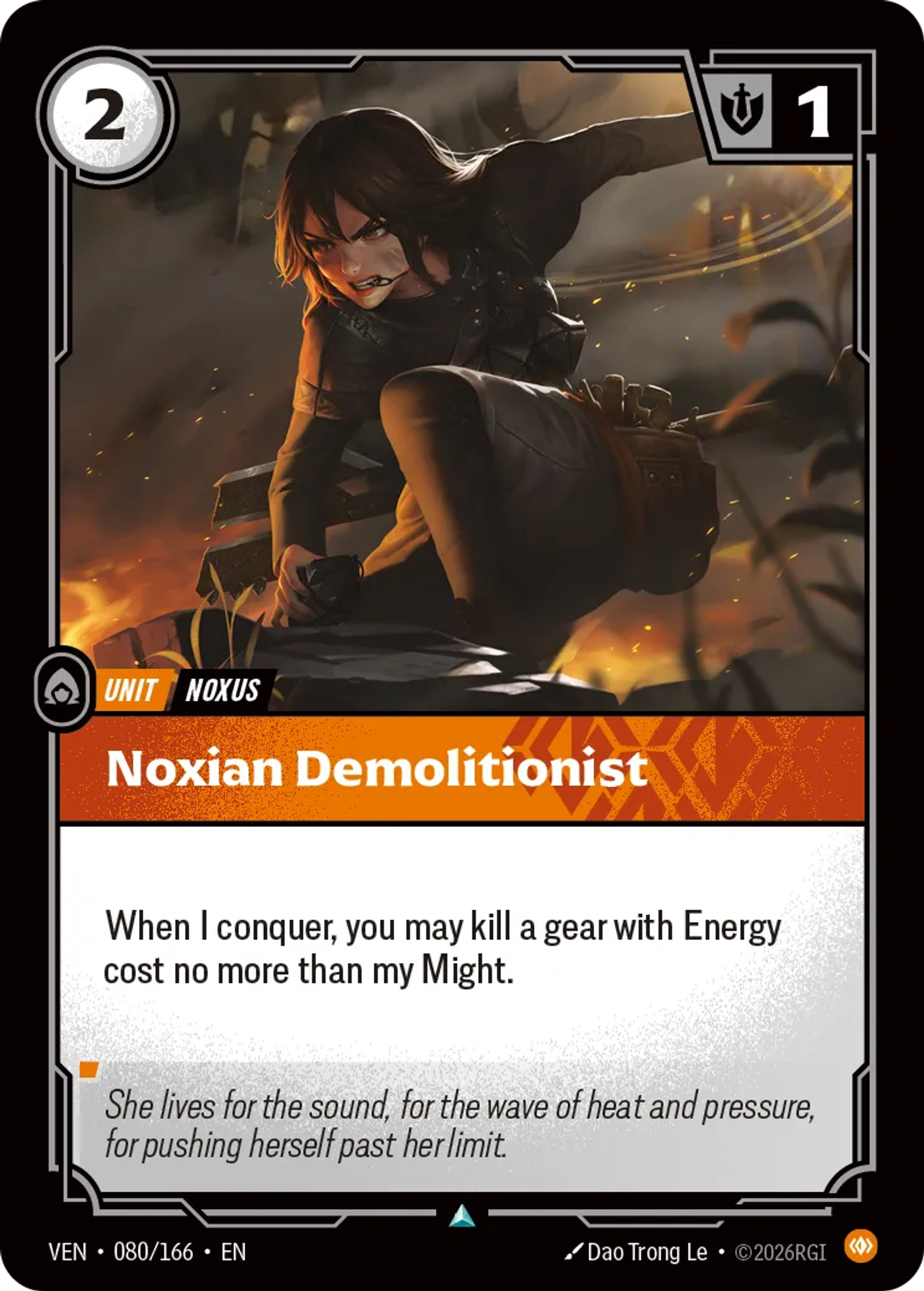 Noxian Demolitionist — Vendetta — Riftbound