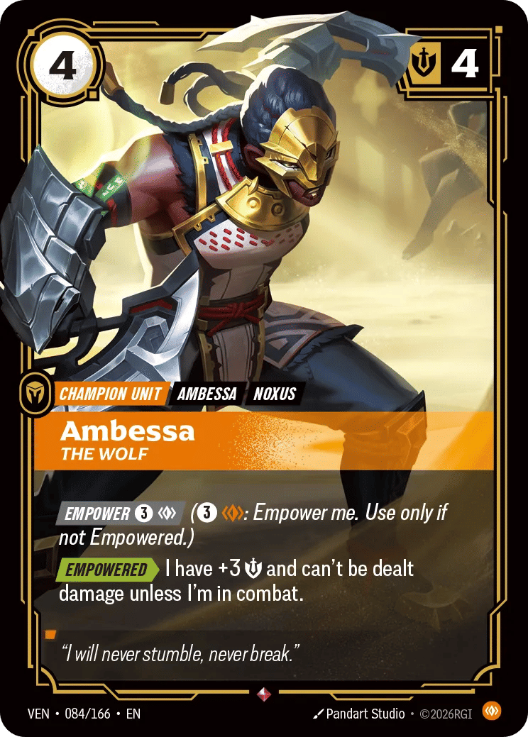 Ambessa - The Wolf — Vendetta — Riftbound: League of Legends TCG