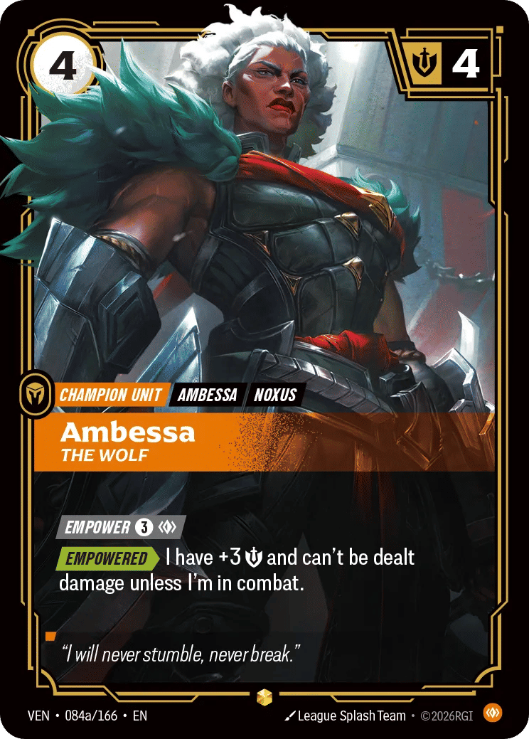 Ambessa - The Wolf — Vendetta — Riftbound: League of Legends TCG
