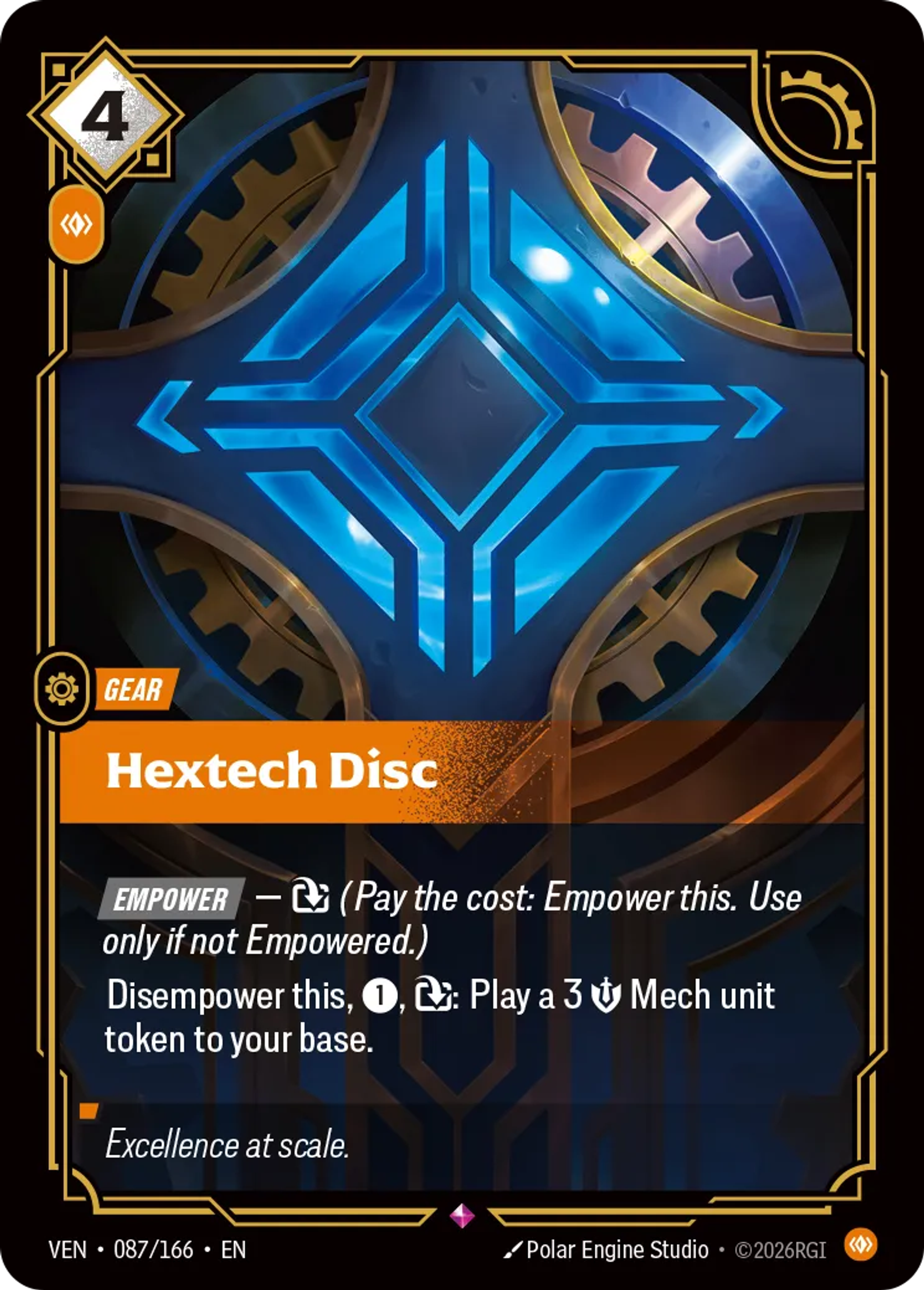 Hextech Disc — Vendetta — Riftbound
