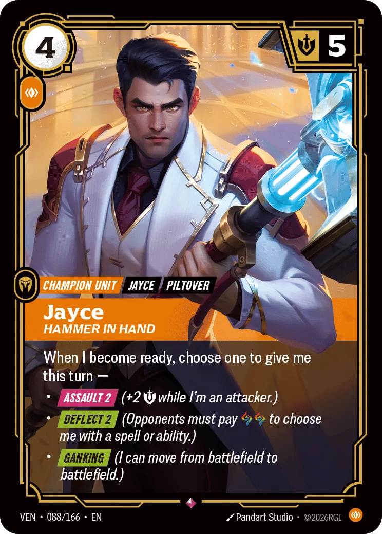 Jayce - Hammer in Hand — Vendetta — Riftbound: League of Legends TCG