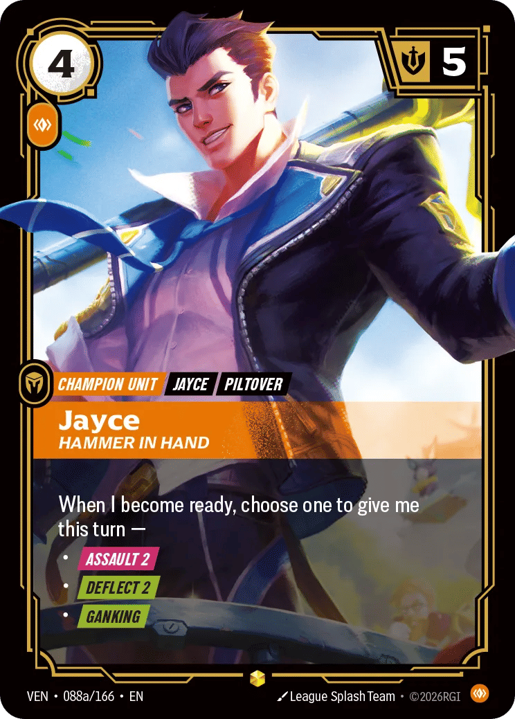 Jayce - Hammer in Hand — Vendetta — Riftbound: League of Legends TCG