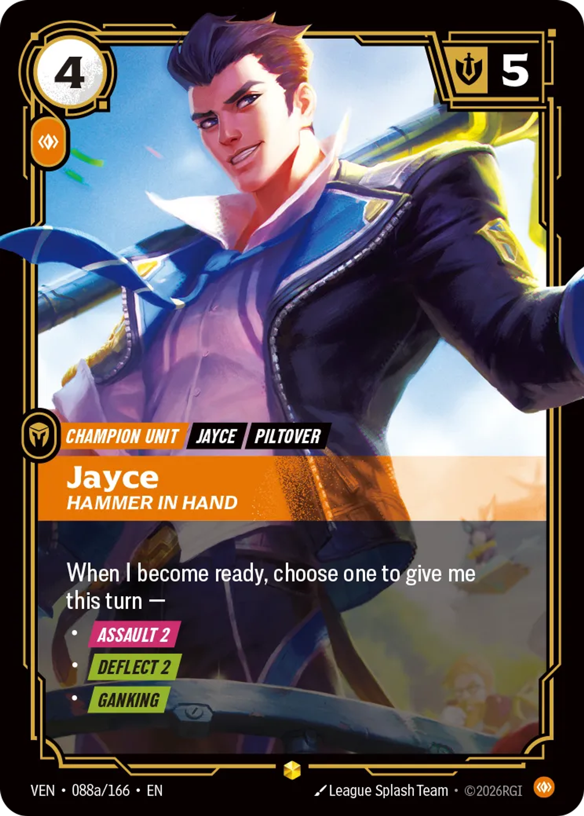 Jayce - Hammer in Hand — Vendetta — Riftbound